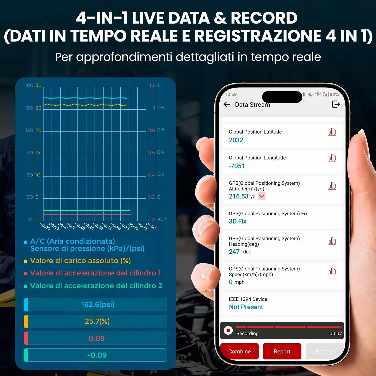 KINGBOLEN EDIAG Elite OBD2 Diagnostica Auto Bluetooth Italiano iOS Android 15+ Funzioni Reset Test Attivo Can-FD