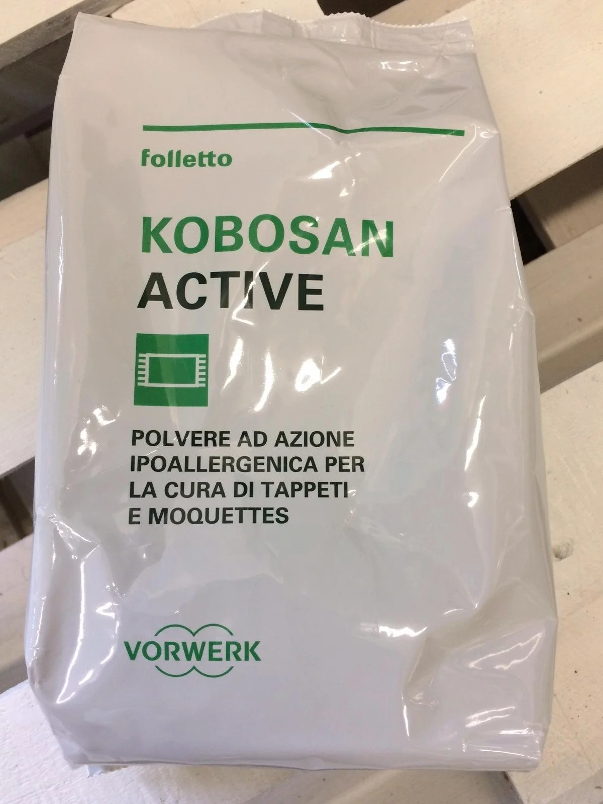 Vorwerk Kobosan Active Originale Folletto Polvere Cura Tappeti Moquettes 500 Grammo