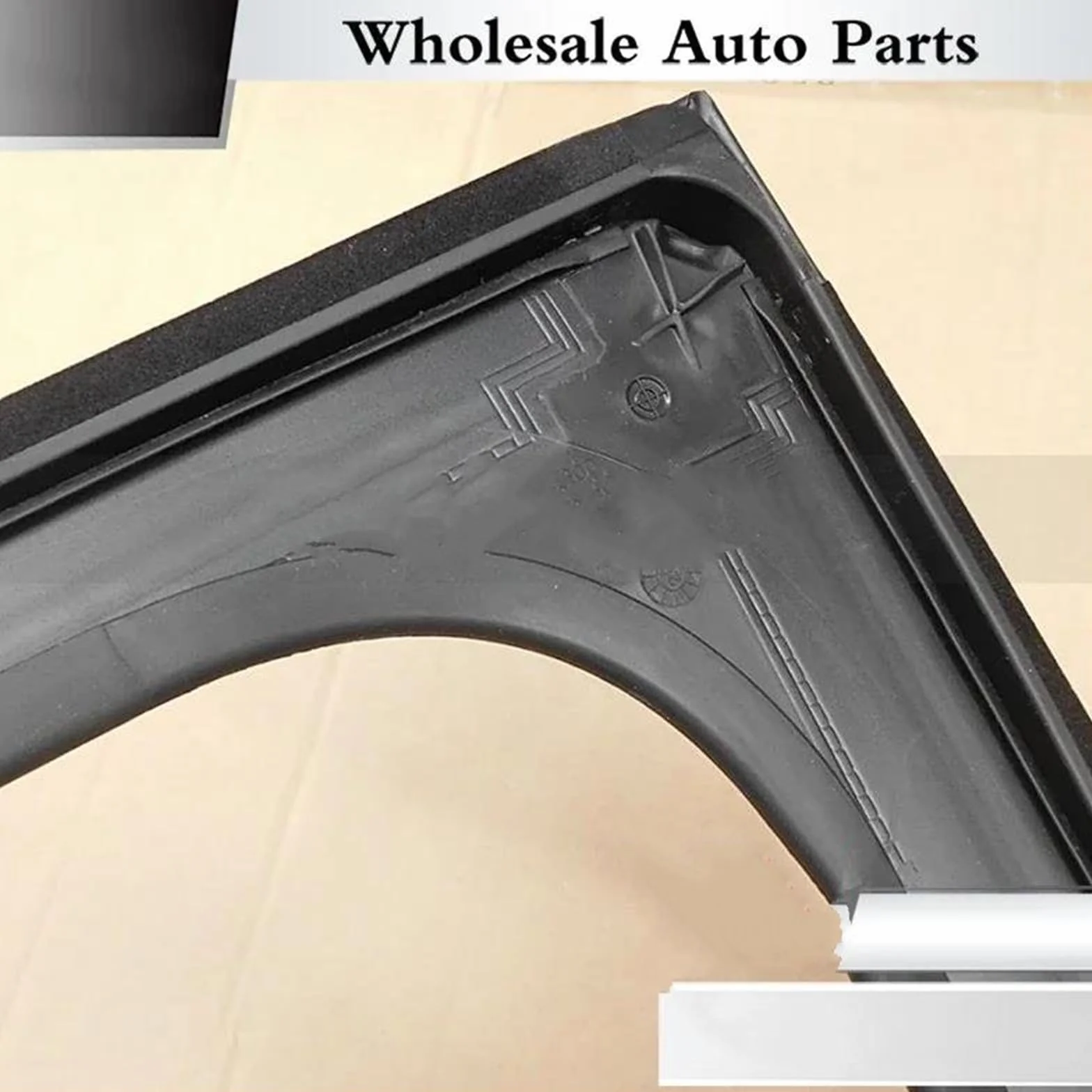 Guarnizioni Vetro Finestrini Guarnizione in Gomma Superiore per finestrino Auto, Guida per Sollevamento vetri portiera, scanalatura per Fango per Peugeot 2008(Posteriore Sinistro)