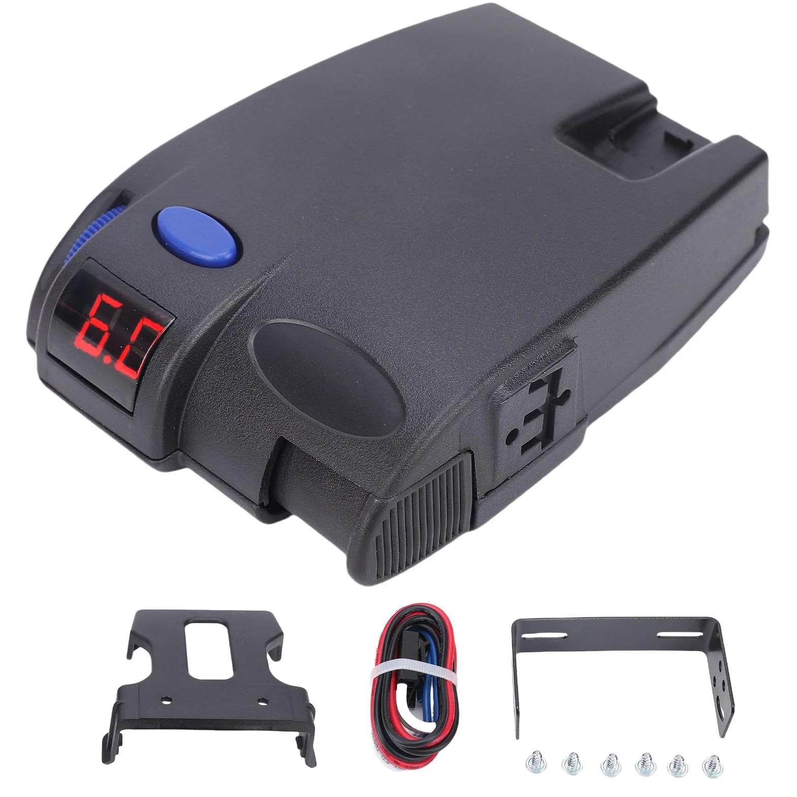 Controller del Freno Proporzionale per Rimorchi 1-3 Assi con Schermata LED Retroilluminata 3 Impostazioni Boost Livellamento Automatico