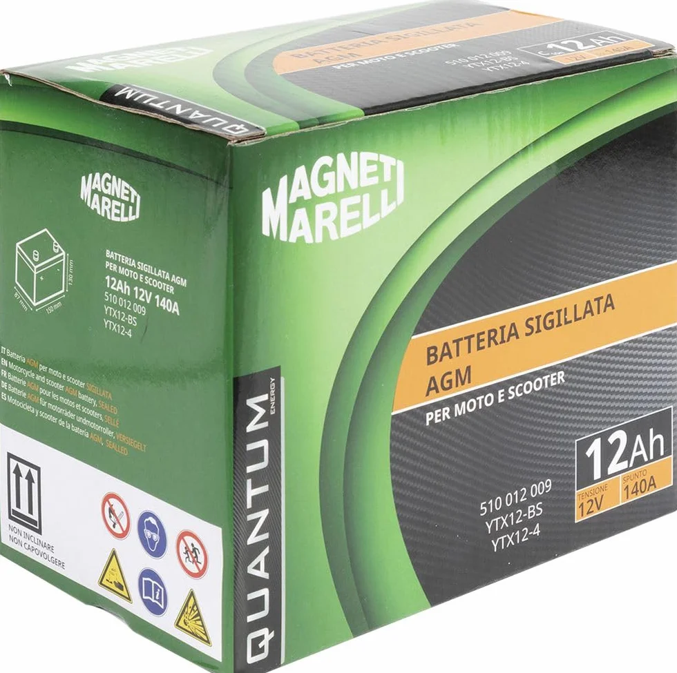 Bateria Quantum-Marelli 12ah AGM bezobsługowa