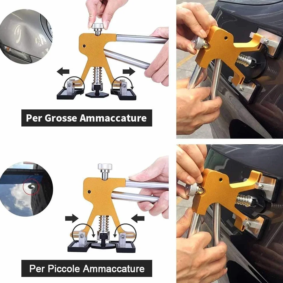Auto Ventosa Carrozzeria Tirabolli Levabolli per Rimuovere Ammaccature e Grandine