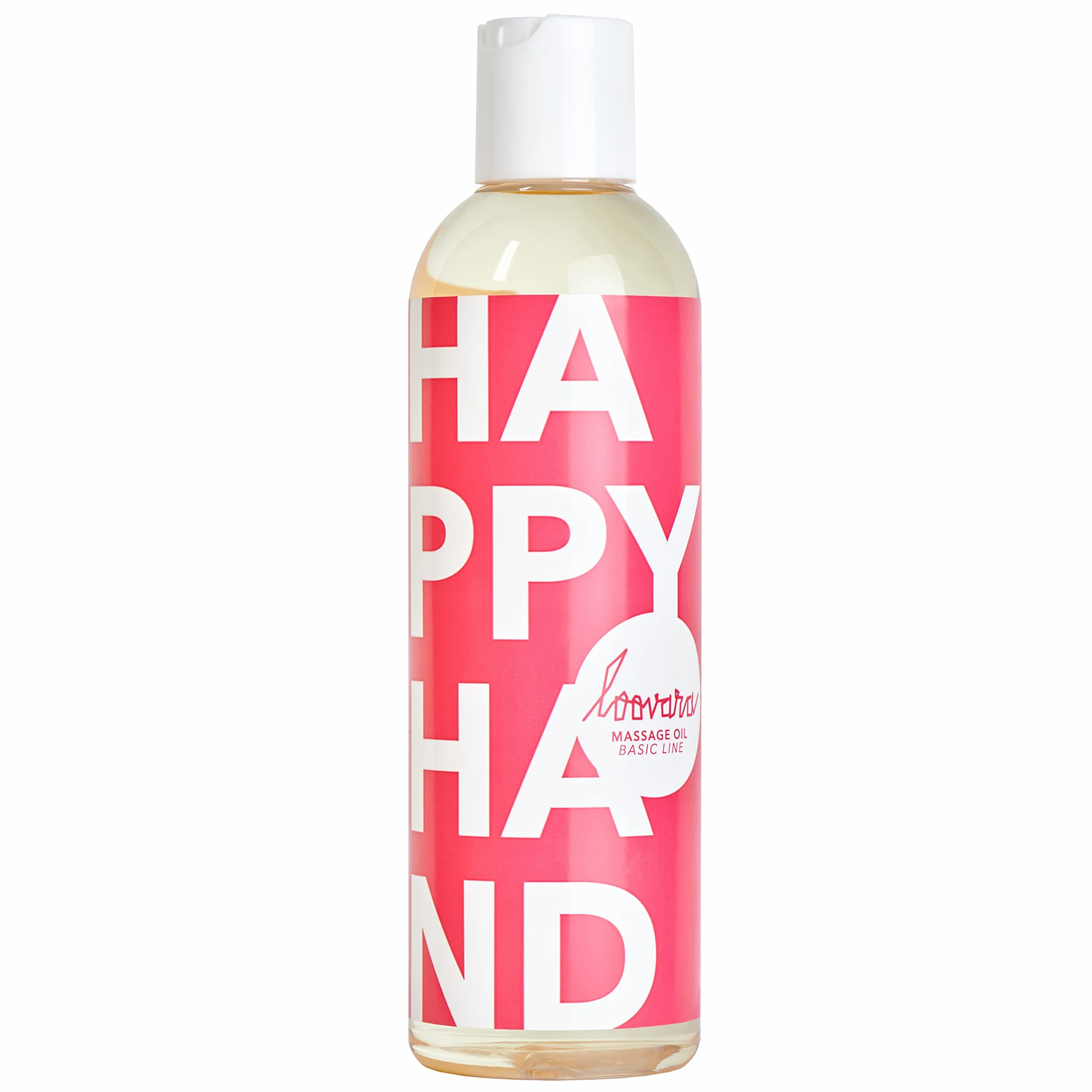 Loovara Olio da Massaggio Olio dell'Amore 250 ml - HAPPY HAND - Vegano, testato dermatologicamente, ideale per massaggi di coppia