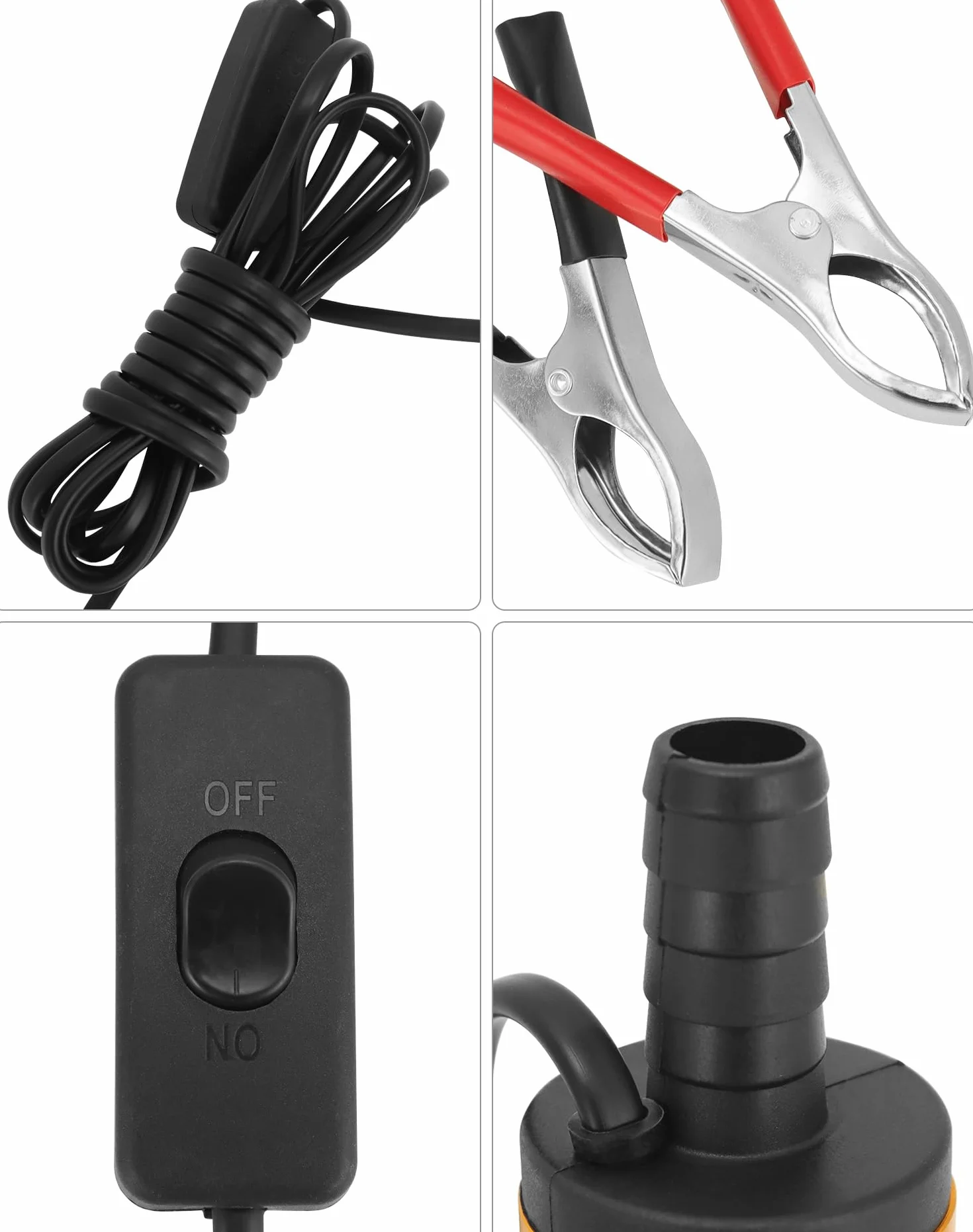 Pompa acqua 12V 38MM acciaio inossidabile cavo 3M per diesel cherosene
