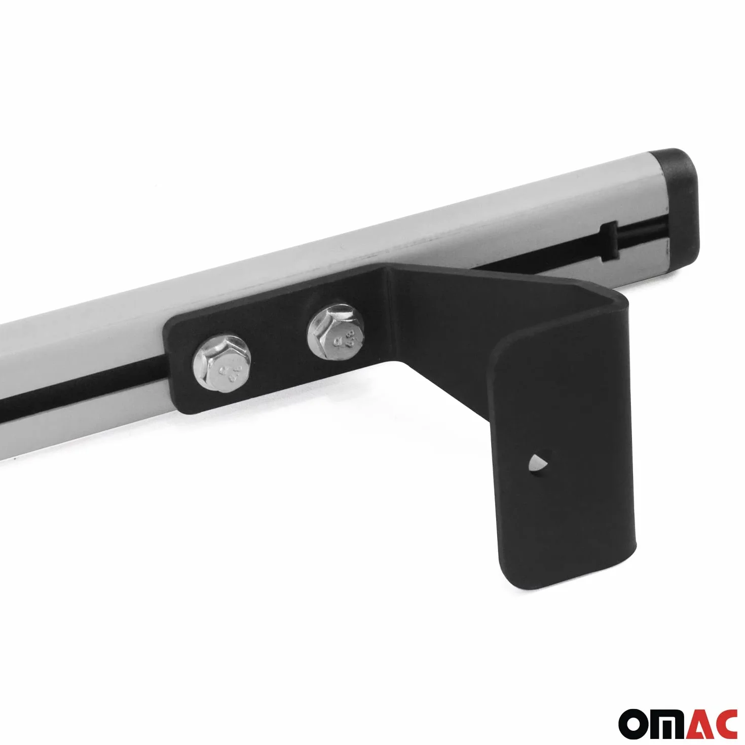 OMAC Heavy Duty Barre Portatutto Trasversali Compatibili con FIAT Doblo II 2010-2021 – 3 Stangen – Acciaio Argento
