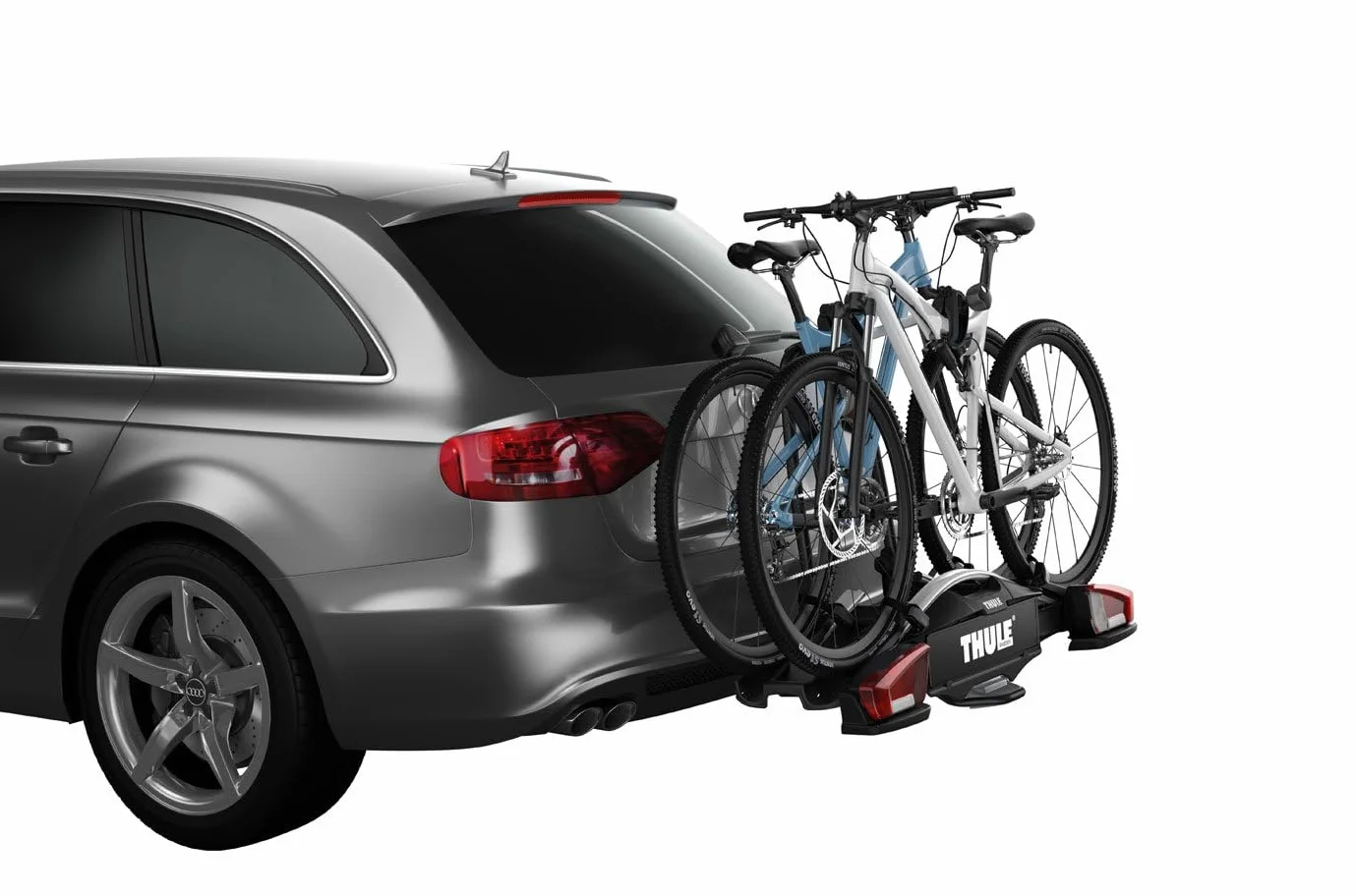 Thule Velocompact 13-pin Portabici Piattaforma Gancio Traino Czarny/aluminium, 3 rowery