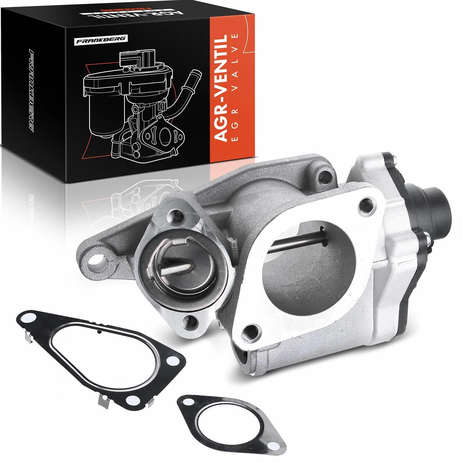 Frankberg Valvola EGR Compatibile con Megan.e II BM0/1 CM0/1 1.9 dCi Laguna II Grandtour KG0/1 1.9 dCi Laguna II BG0/1 1.9 dCi Grand Vitara II JT TD TE 1.9 DDiS AWD Scénic II JM0/1 1.9 dCi 8200507299