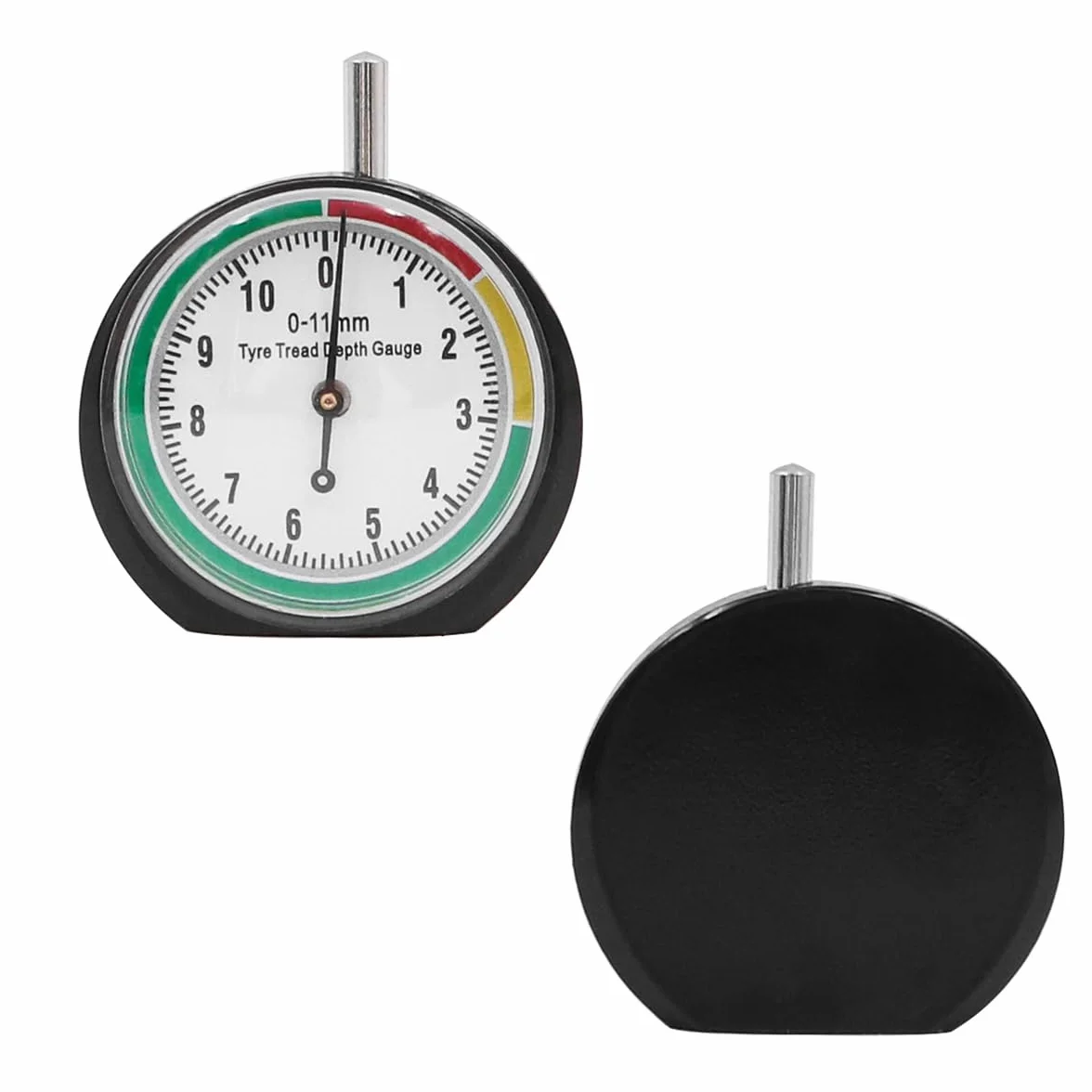 POFET Misuratore di Profondità Battistrada 0-11mm Asta Rotonda per Auto Moto