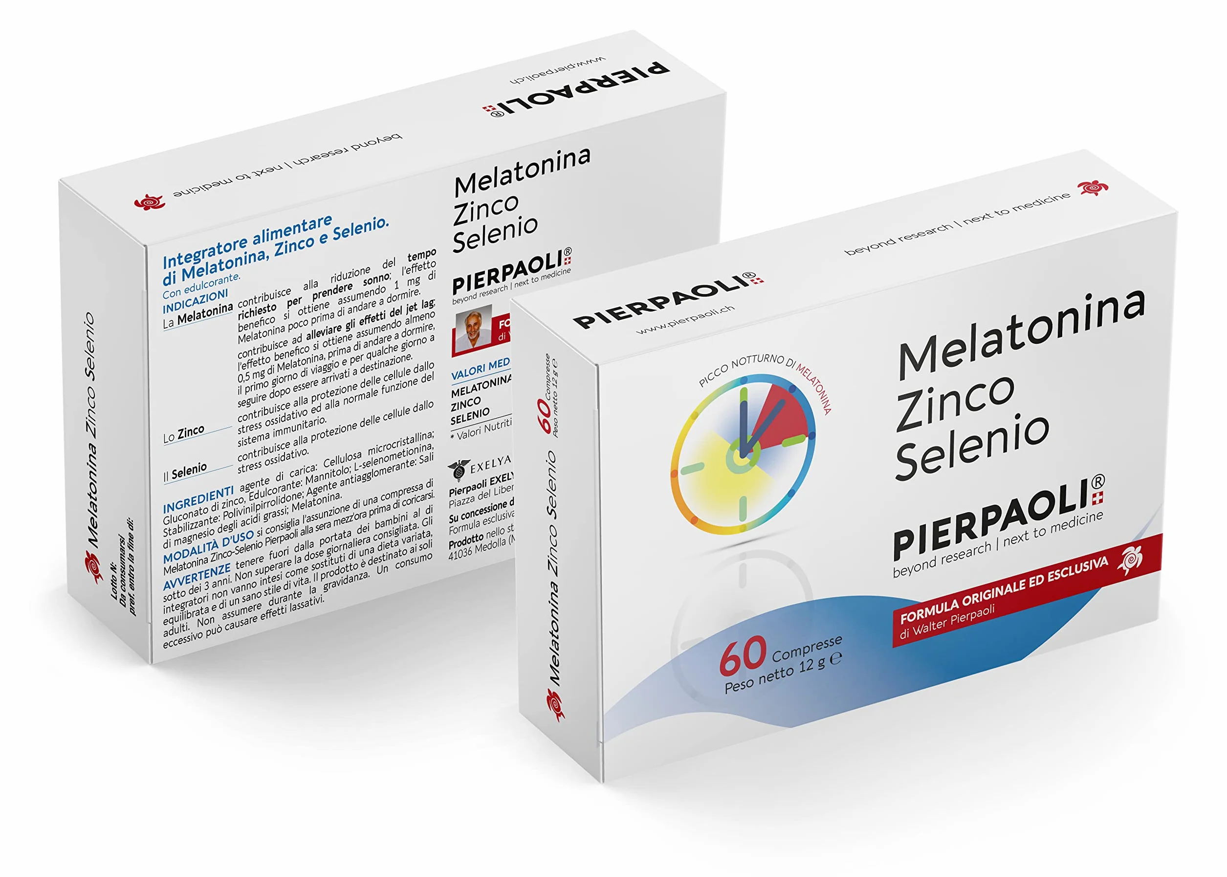 Melatonina Zinco Selenio Pierpaoli 60 Compresse