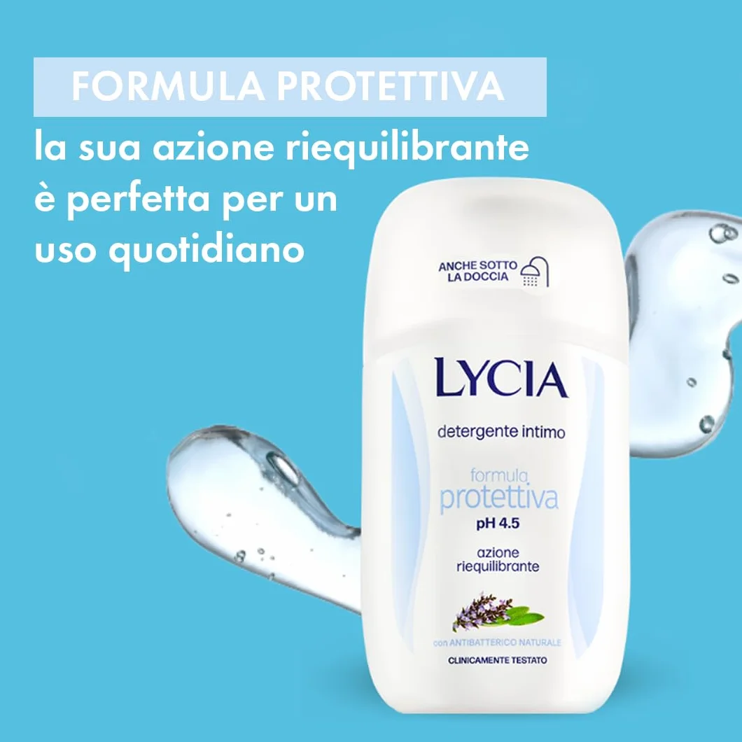 Lycia Detergente Intimo Formula Protettiva con Estratto di Salvia 200 ml