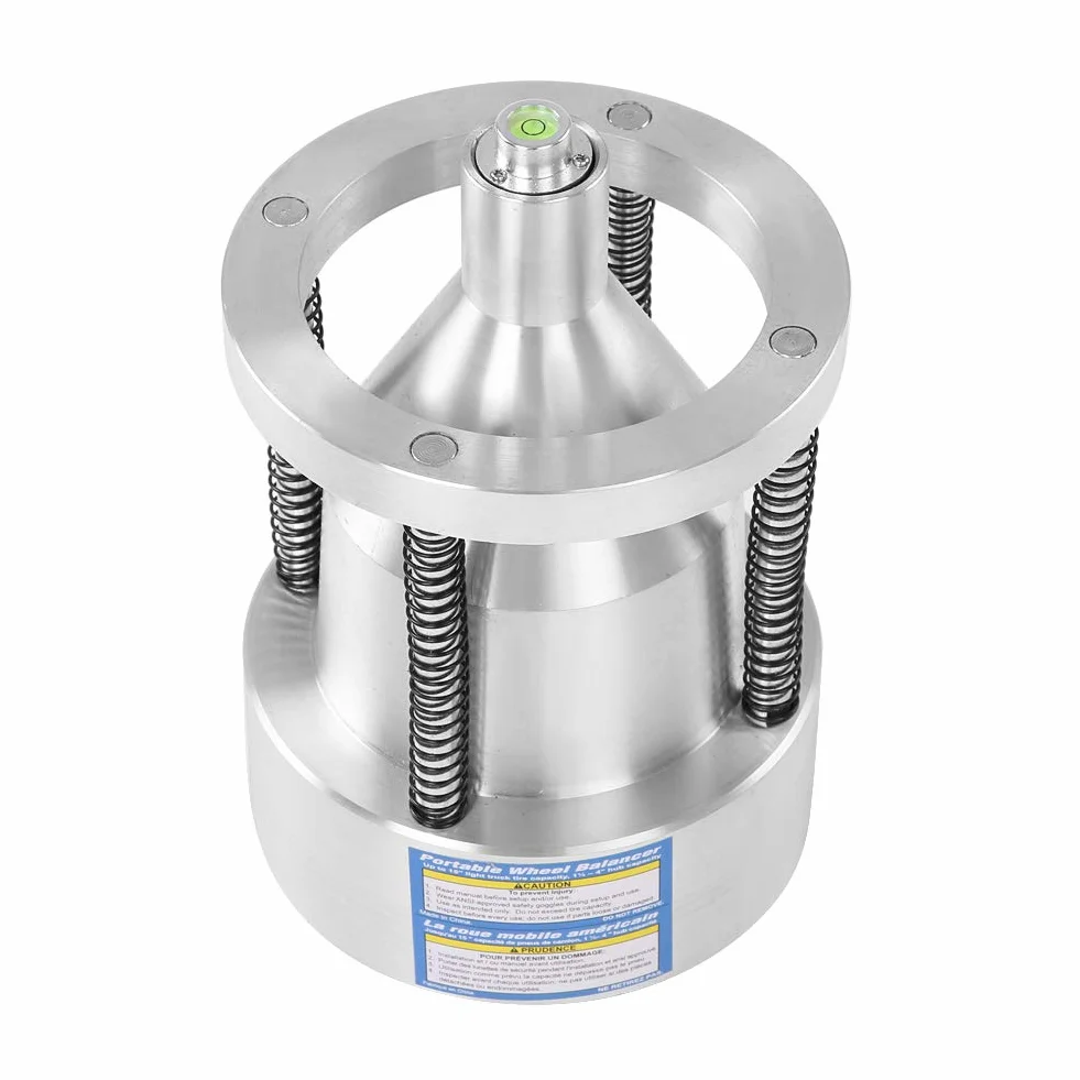 Equilibratrice portatile per ruote per auto, equilibratrice della gomma della ruota dei mozzi dello smontagomme della macchina di bilanciamento statico resistente per il camion dell'automobile