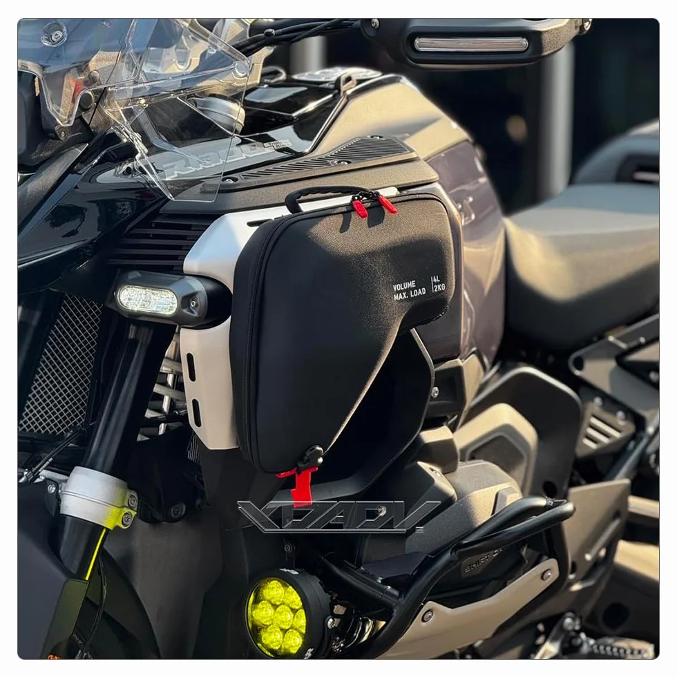 Per BMW R 1300 GS Adventure Borsa in Nylon per Veicolo con Protezione Rigida del Radiatore Borsa R1300GSA 2024+ per Telaio Anteriore Borsa Portautensili Accessorio