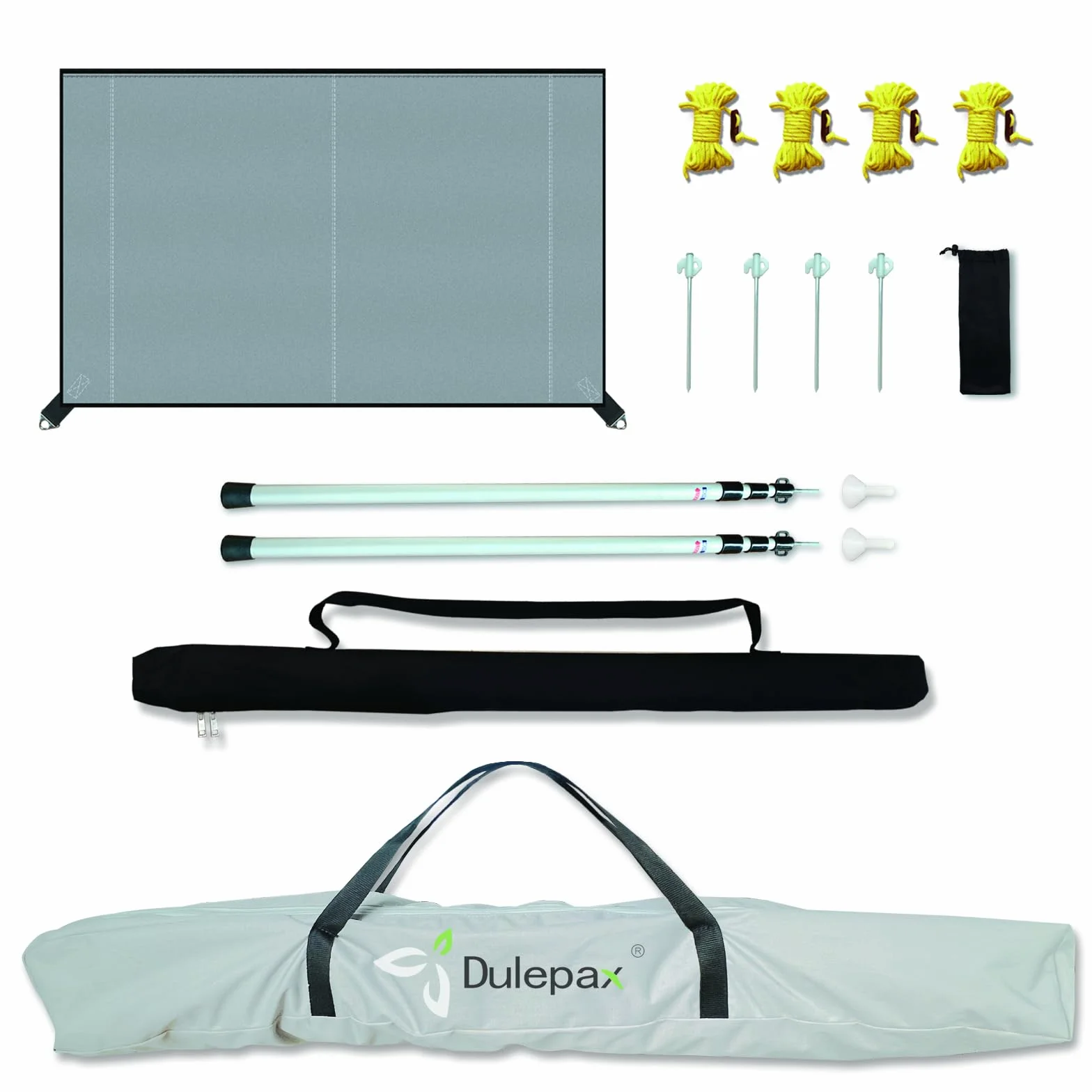 Dulepax tenda da sole per roulotte 3,5 m x 2,45 m impermeabile 3000 mm UV resistente