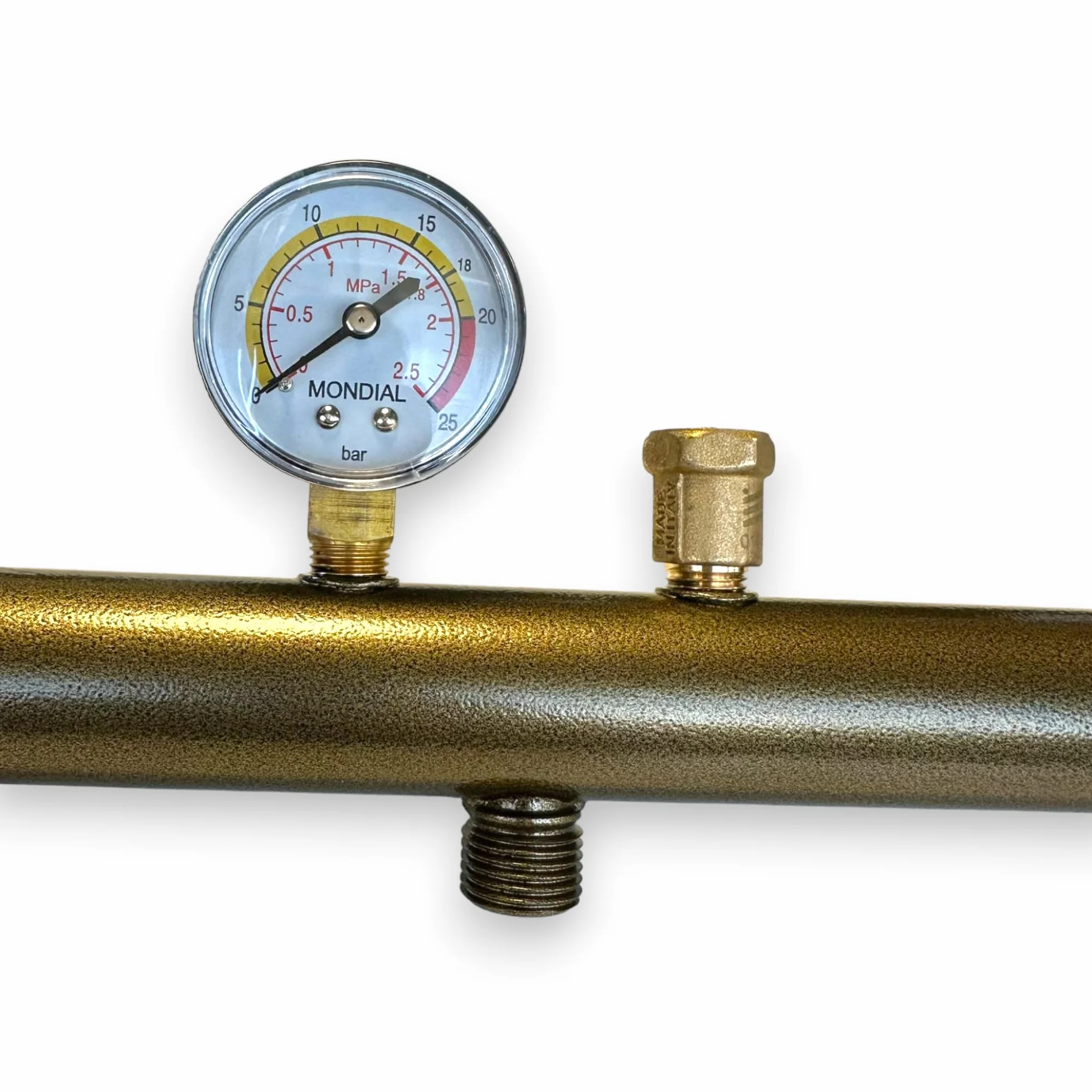 Centralina Per Gas Completa Di Flessibili Manometro E Valvola