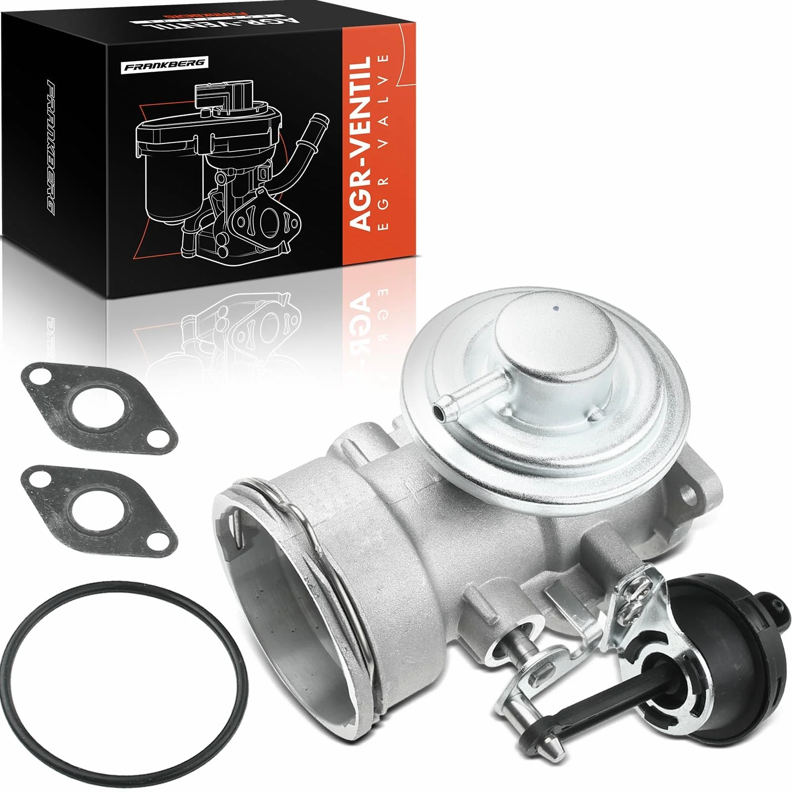 Frankberg Valvola EGR Diesel Compatibile con A4 Avant 8E5 1.9L Galaxy WGR 1.9L S.h.a.r.a.n 7M6 7M8 7M9 1.9L A4 8E2 1.9L A.l.h.a.m.b.r.a 7V8 7V9 1.9L Replace# 038131501J