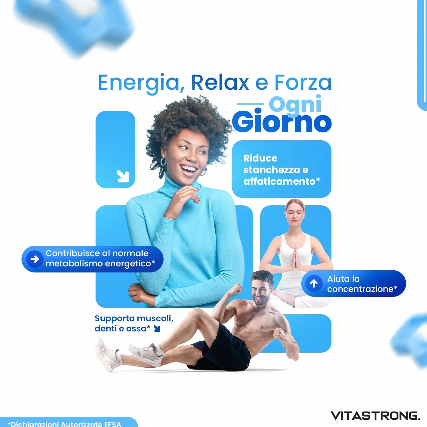 MAGNESIO COMPLETO 400mg 5 in 1 Magnesio Bisglicinato Citrato Pidolato Malato Carbonato Integratore Antistress