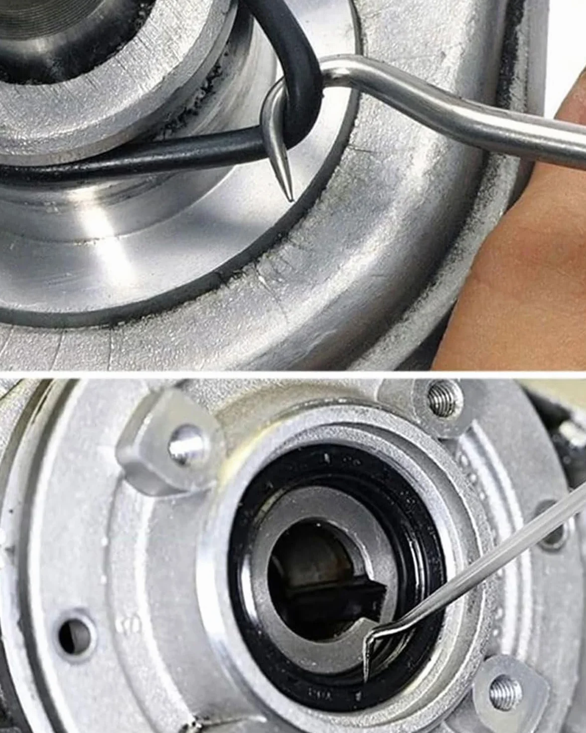 4 Pezzi Rimozione del paraolio, Attrezzi Officina Gancio di Prelievo di Precisione Strumenti di Riparazione Automatica per Riparazioni Auto e Altre Manutenzioni Meccaniche