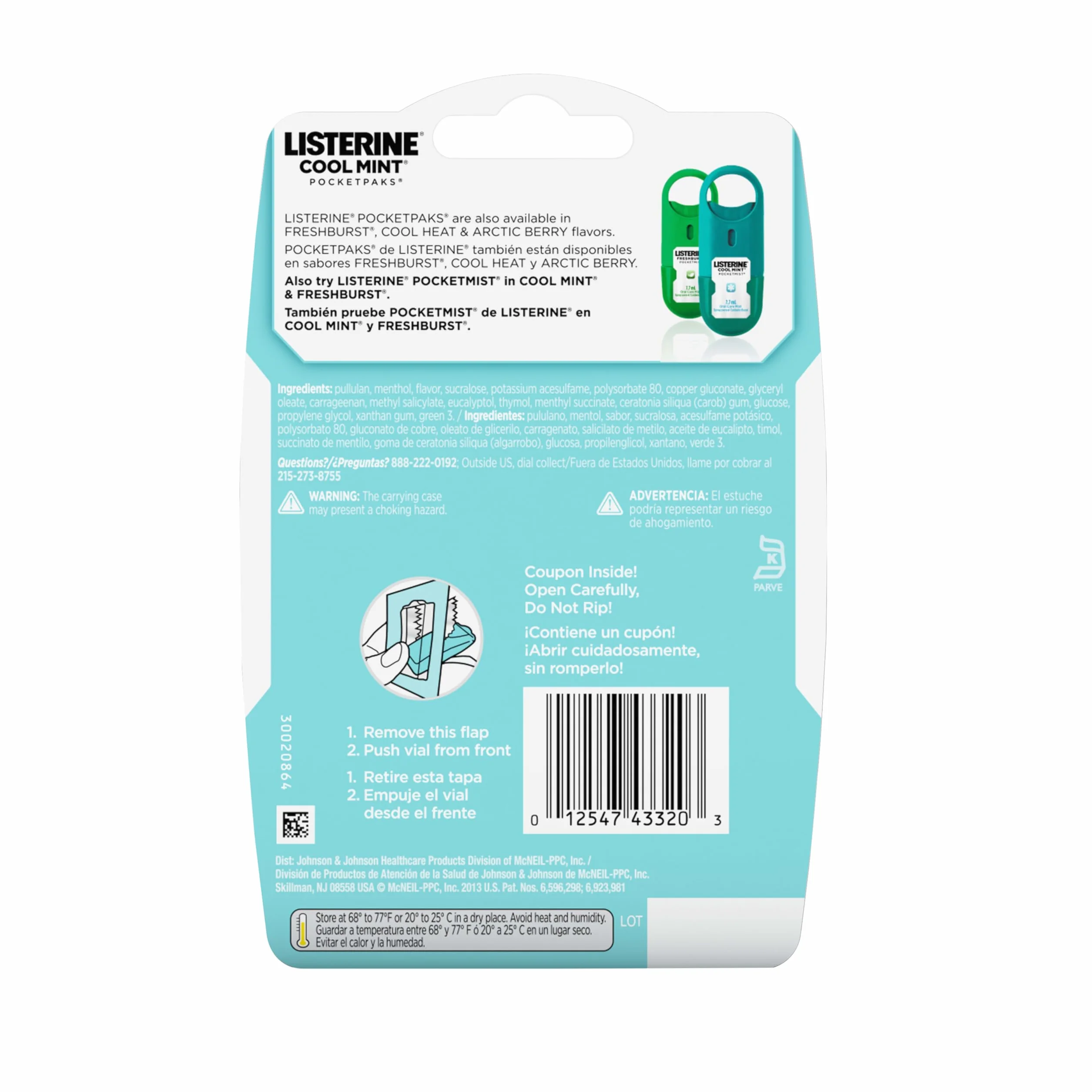 Listerine Pocketpaks 72
