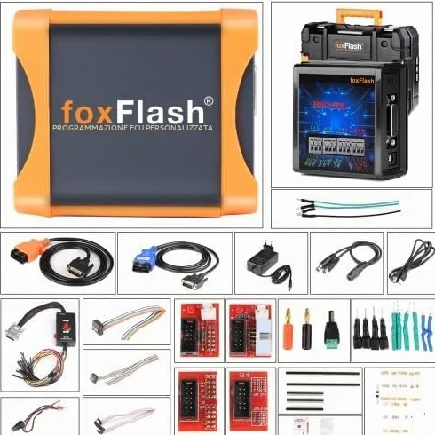 FoxFlash Master Version Strumento di Chip Tuning per Clonazione ECU TCU Supporto Checksum WinOLS 4.70 Damos2020