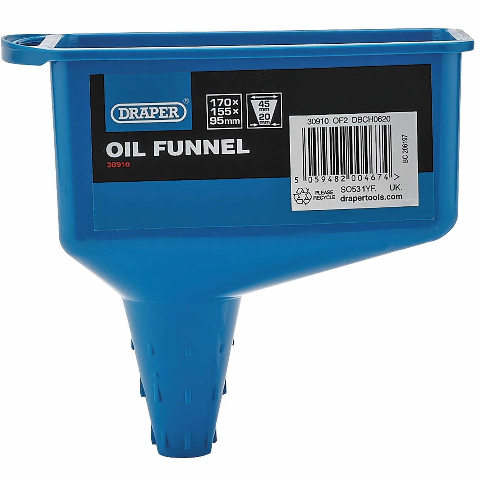 Draper Imbuto per olio, blu