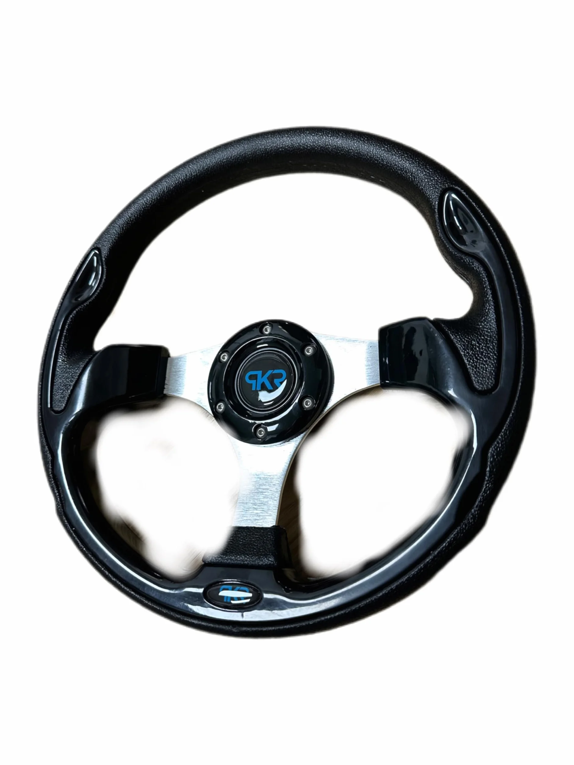 Volante Tuning Nero Lucido Sportivo Universale Auto Rally