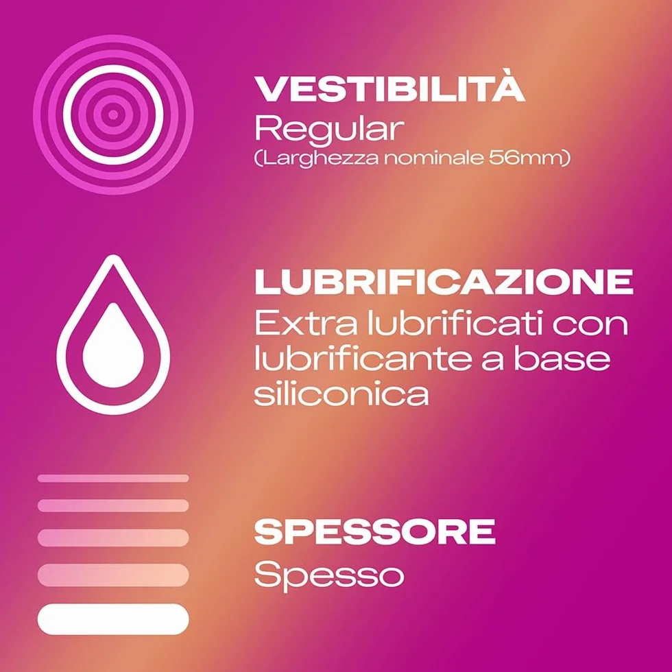 Durex Pleasuremax Preservativi con Rilievi e Nervature 100 Profilattici