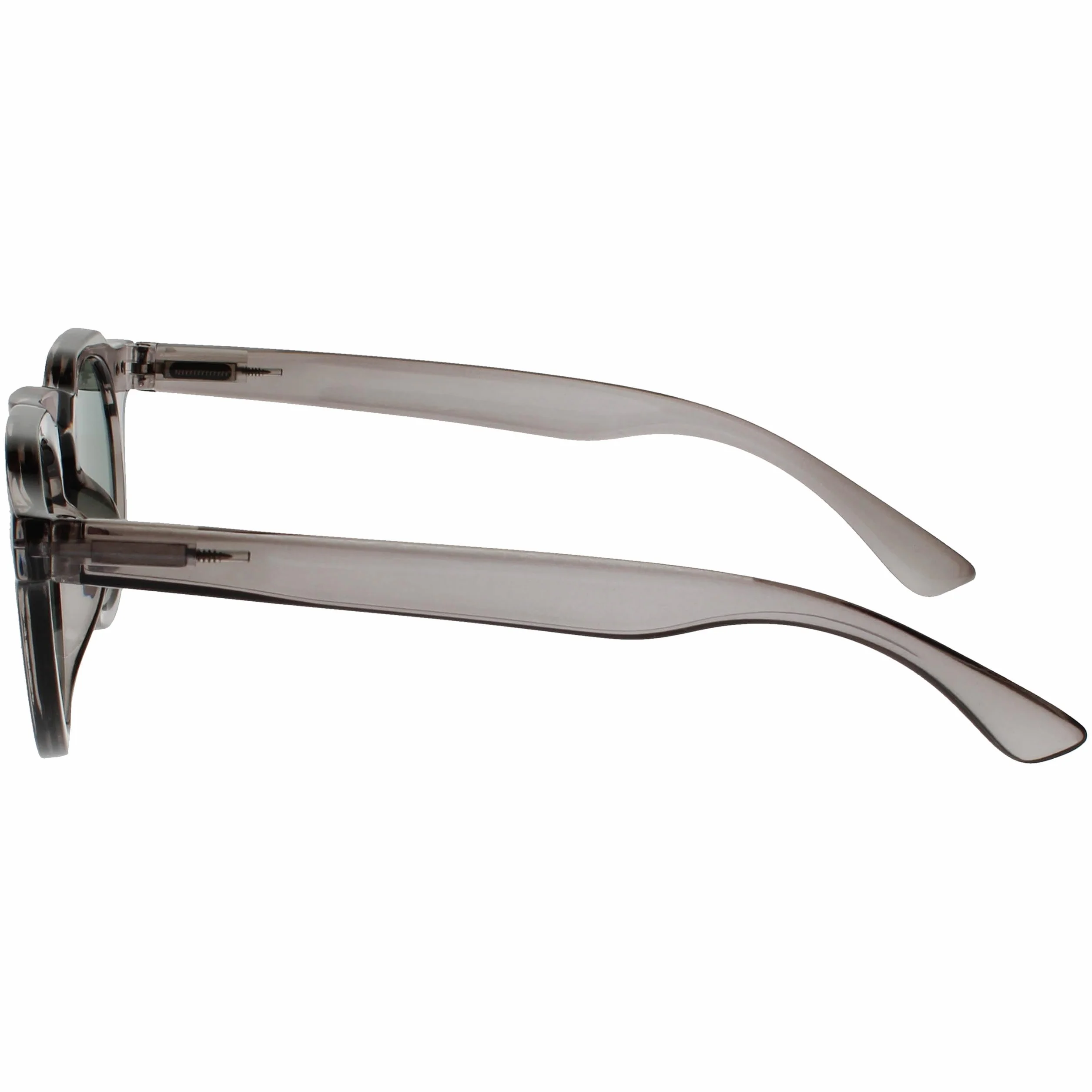 OPULIZE RIO Set da 3 Occhiali da Lettura con Lente da Sole UV400 Nero Marrone Grigio Uomo Donna +3.00