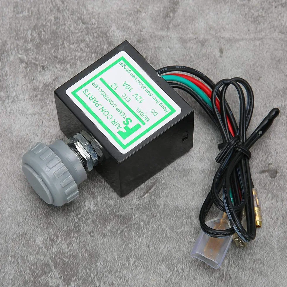 Termostato elettronico del condizionatore d'aria-KIMISS Accessorio automatico di controllo di temperatura elettronico del termostato del condizionatore d'aria dell'automobile universale dell'ABS di 1