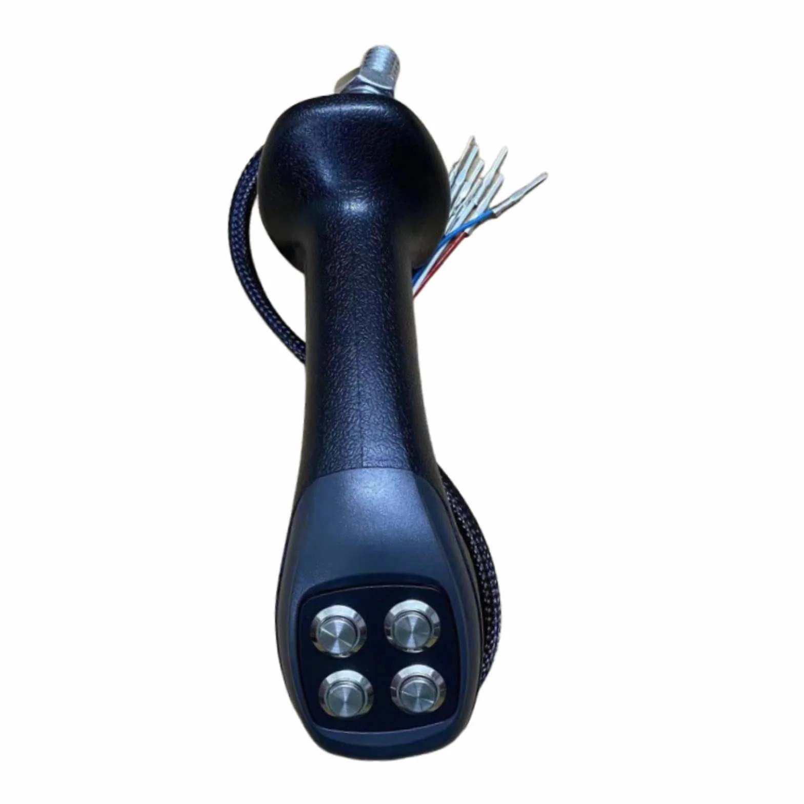 Colcolo Maniglia di presa a 4 pulsanti per leva di controllo dell'escavatore gommato, maniglie del joystick per mano destra