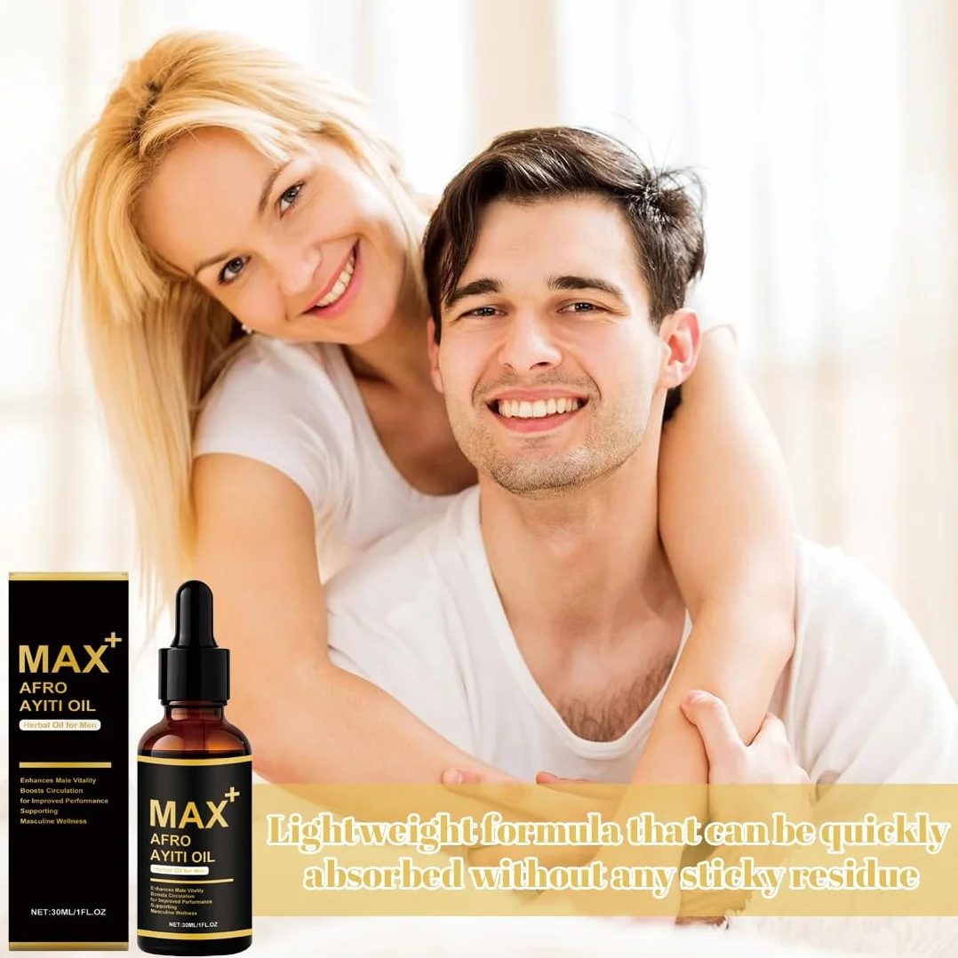 Lubrificante Premium Olio da Massaggio Uomini 30ml per Intimità e Scivolamenti Duraturi