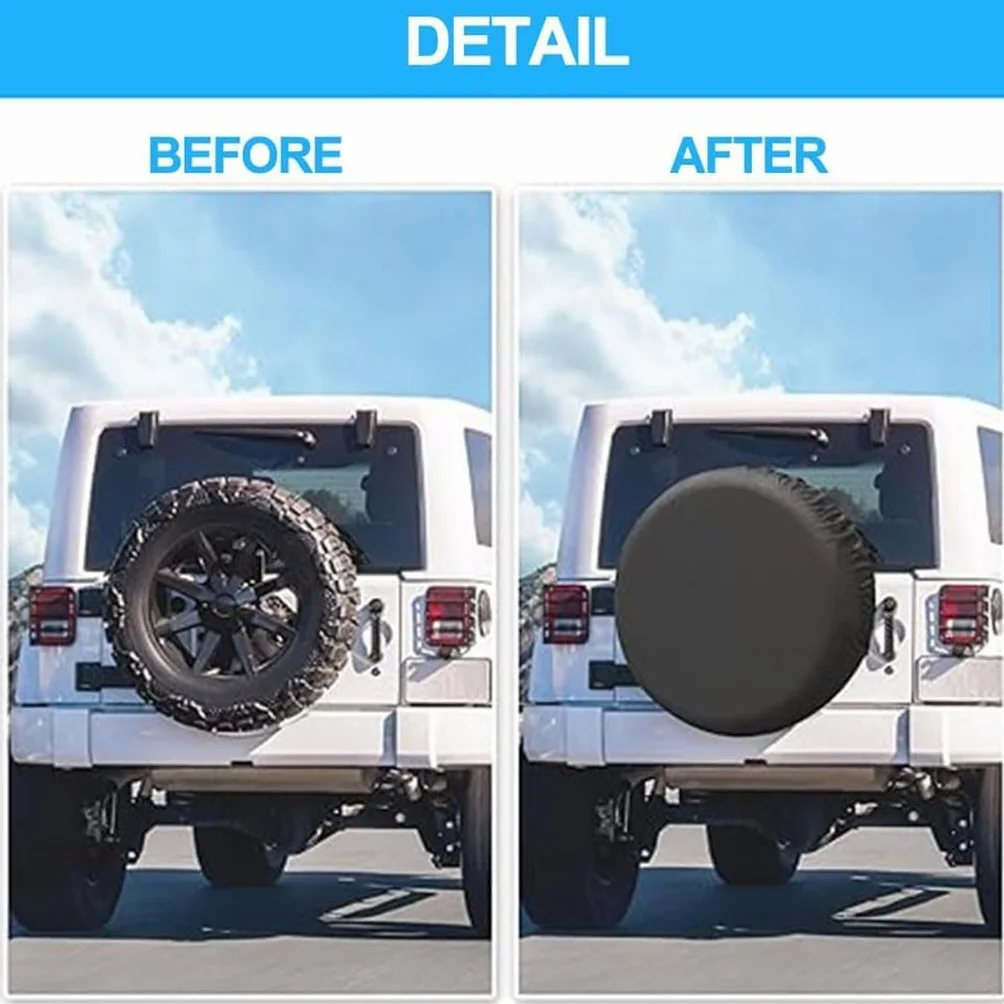 Suzuki Jimny GJ FJ Samurai Copriruota Ricambio Nero Pelle 14 cali 24-27