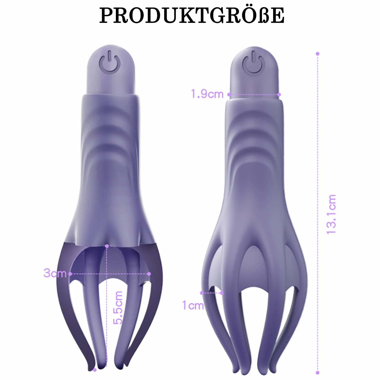 BDSMYEE Stimolatore del glande con 6 tentacoli, masturbatore elettrico a mani libere con 10 modalità di vibrazione