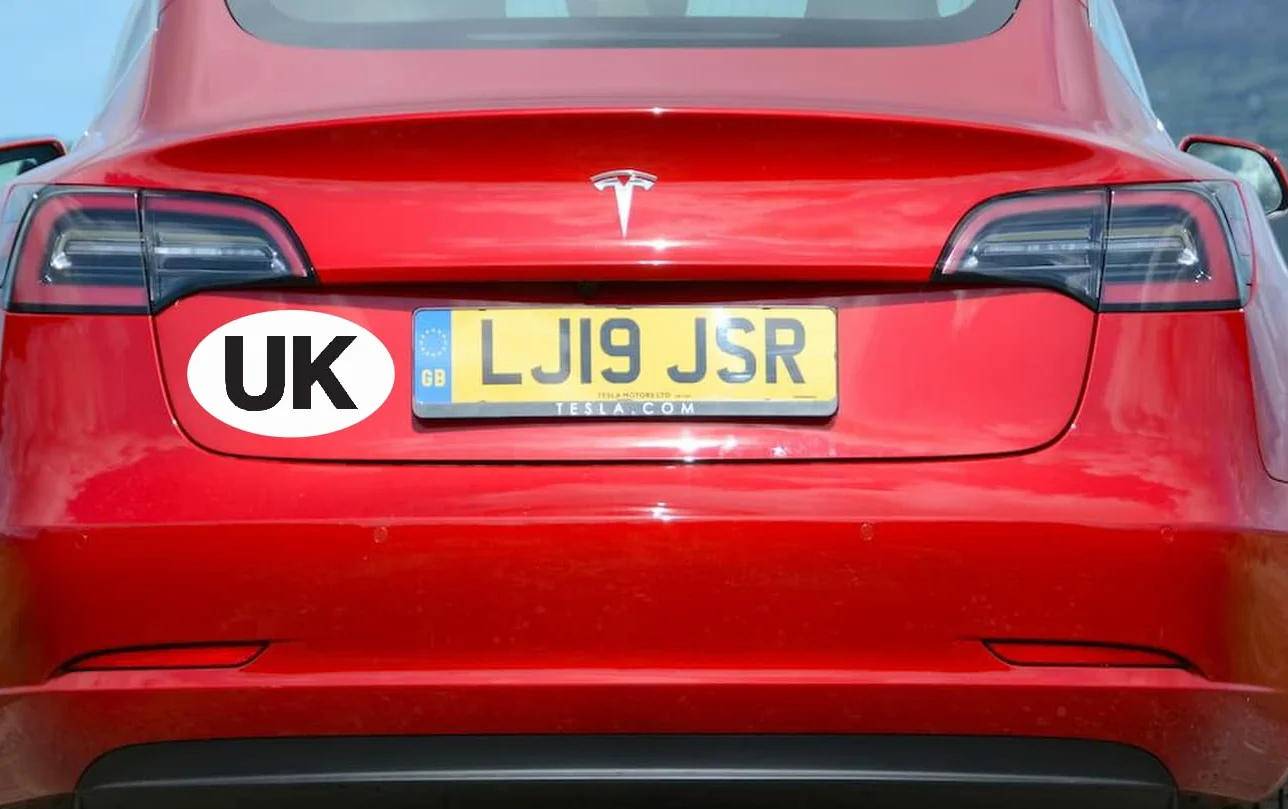 Adesivi magnetici per auto GB UK – Magnete regolamentare resistente alle intemperie – Confezione 1 o 2