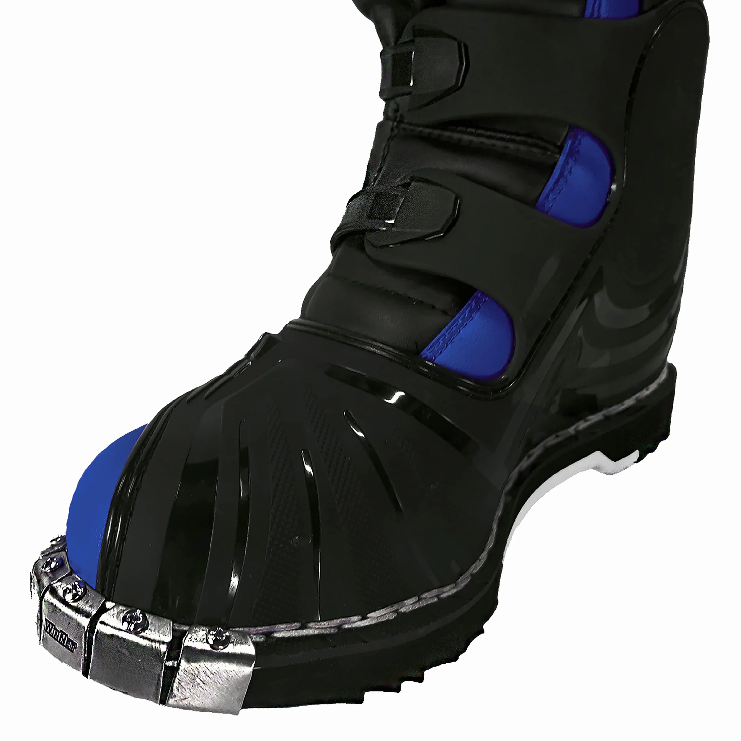 Stivali per moto da cross enduro fuoristrada quad (43 EU, Blu)