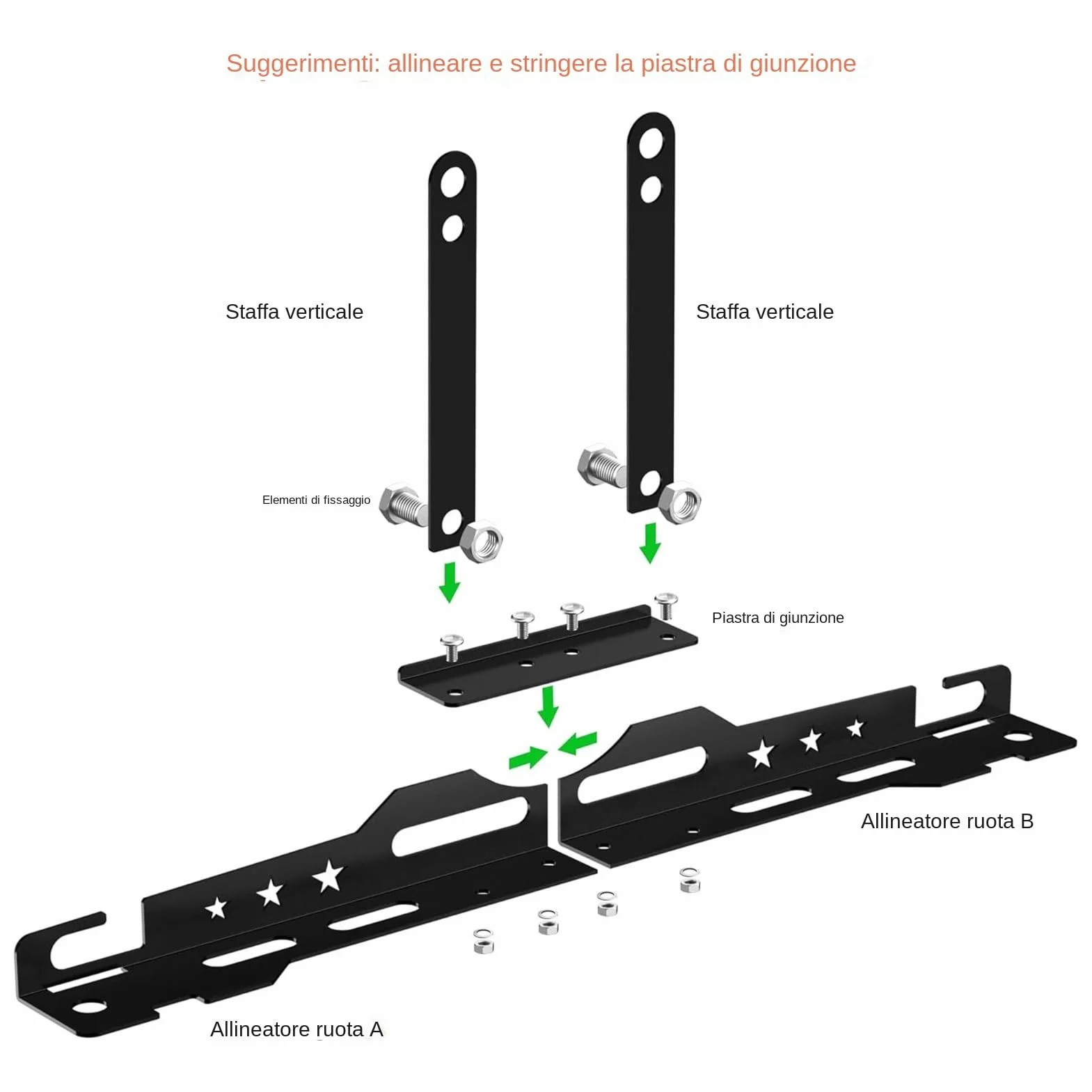 Strumento Per Allineamento Ruote | Calibro Di Convergenza con 2 Nastri Metrici per Auto Camion Moto Rimorchio