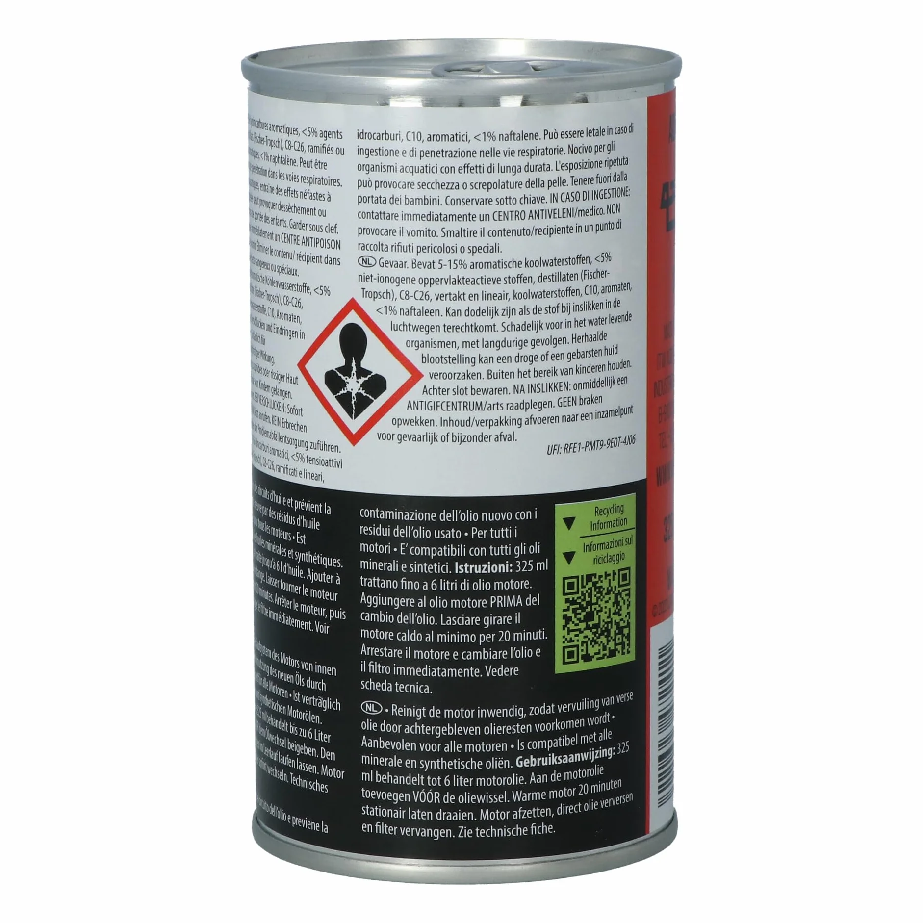 Wynn's Oil System Cleaner 325ml Additivo Olio Motore