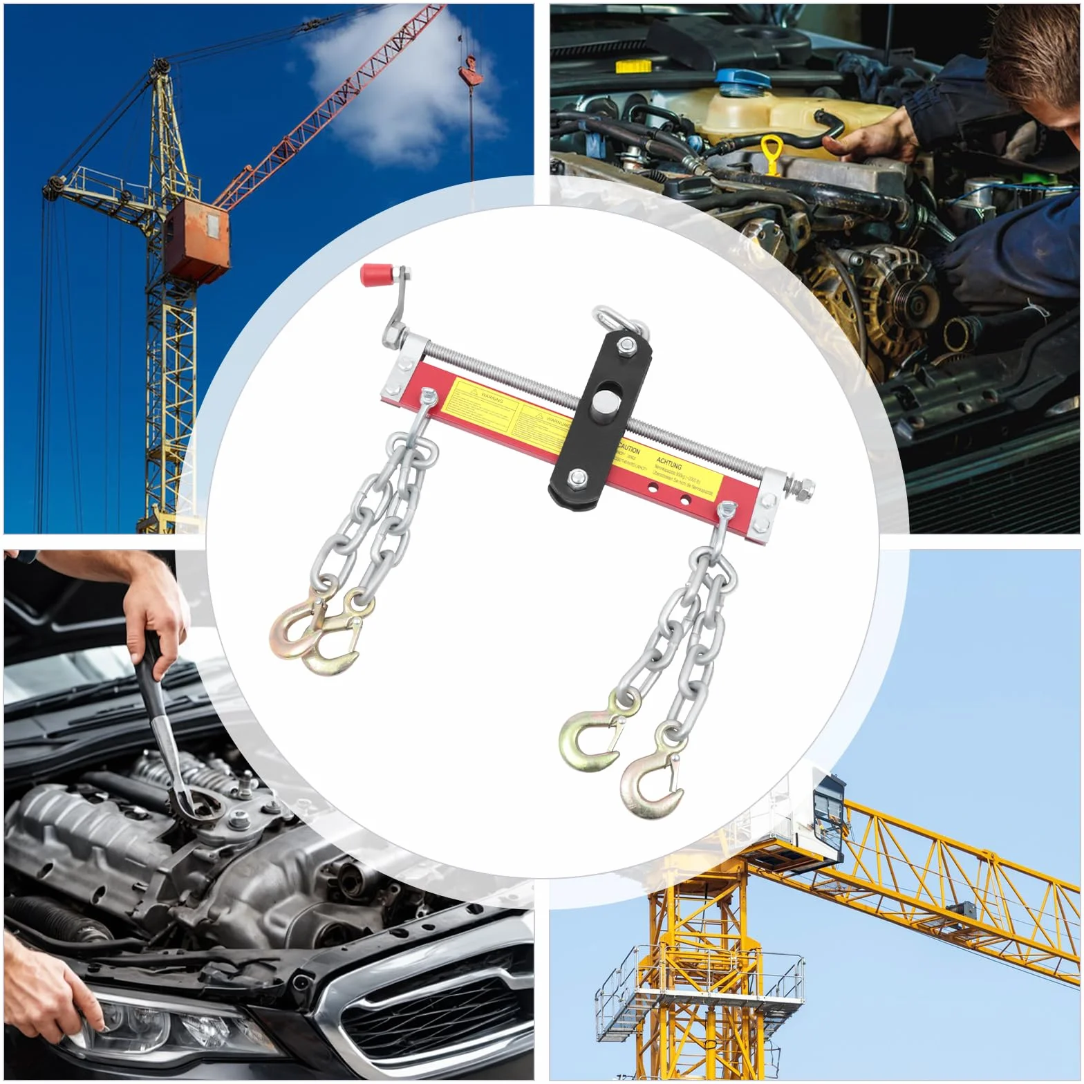 Balancer motore con manico 900 kg gru da officina