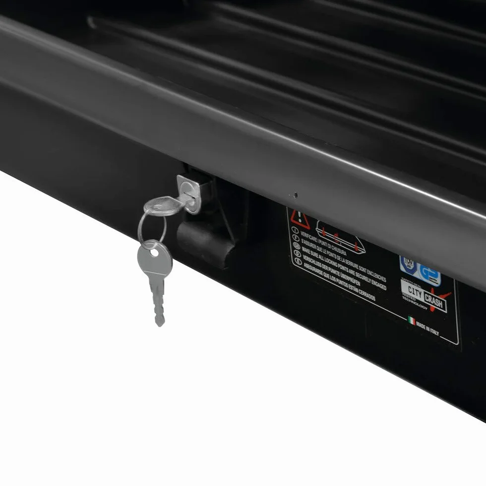 NORDRIVE Box Tetto per Auto 333 L ABS Nero Goffrato
