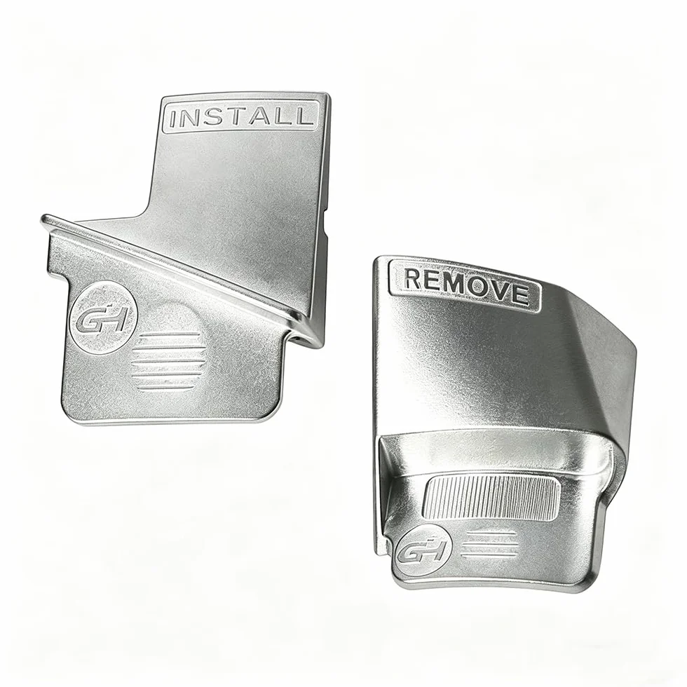 DSkoiph Set di attrezzi per la rimozione della cinghia elastica in metallo, 2 pezzi, kit per auto, camion, carrelli e altri veicoli