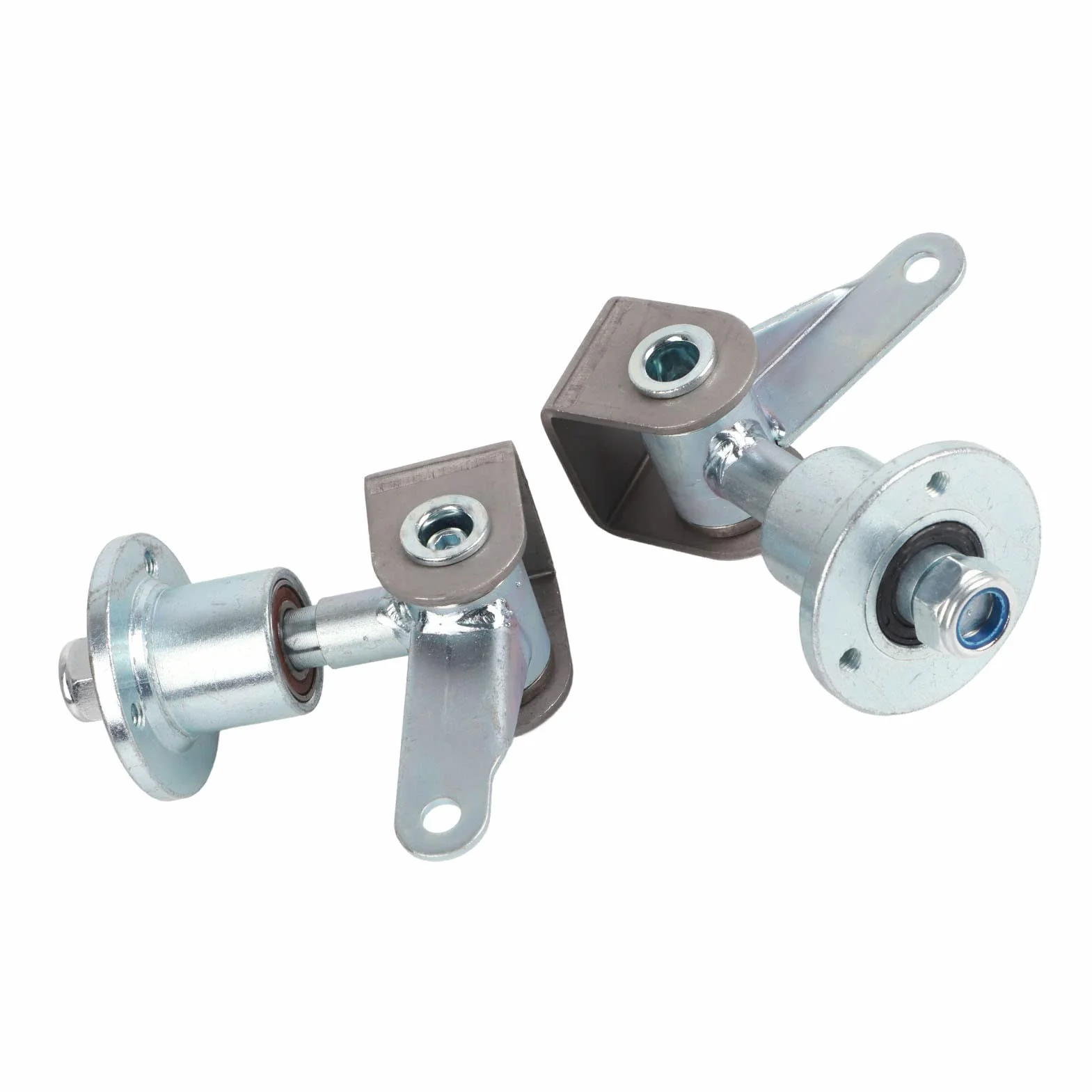 Set di Snodi dello Sterzo del Mozzo della Ruota da 17 Mm, Perno del Fuso a Snodo della Flangia del Cuscinetto della Ruota a 3 Prigionieri Per Pneumatici da 5 Pollici Go Kart ATV Quad Bike