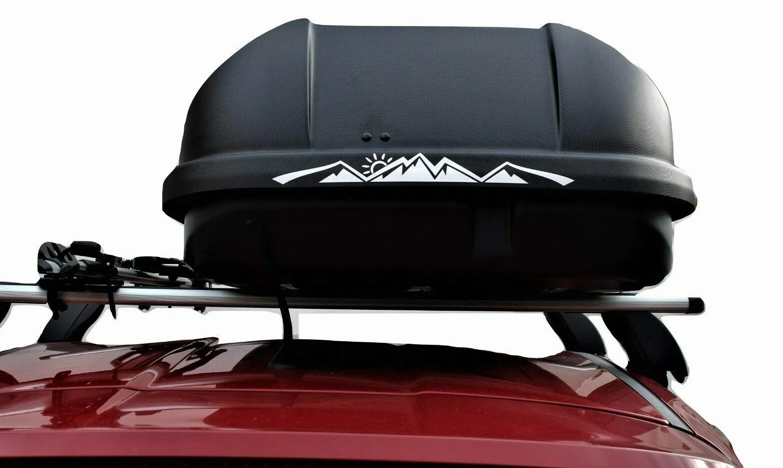 Box Tetto Auto 430L Nero - Portapacchi - Portasci Universale - 180x78x40 cm - Portata 50Kg - Baule Portabagagli Siluro Portatutto - Auto Tetto - Omologato - Apertura Laterale Compatibile con Barre