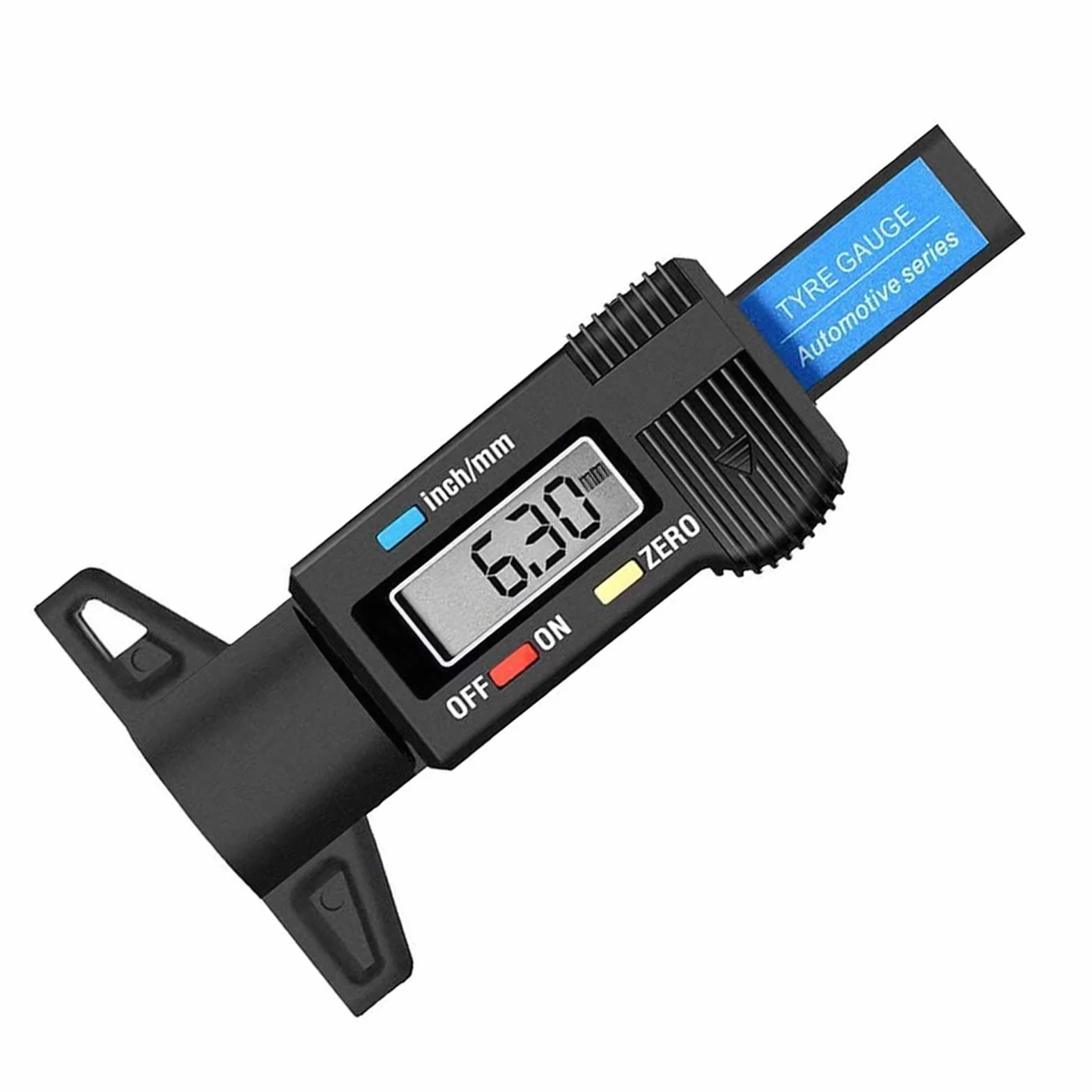 RUIZHI Digitale Misuratore di Profondità Battistrada 0-25,4mm LCD Display Pneumatico per Auto, Moto