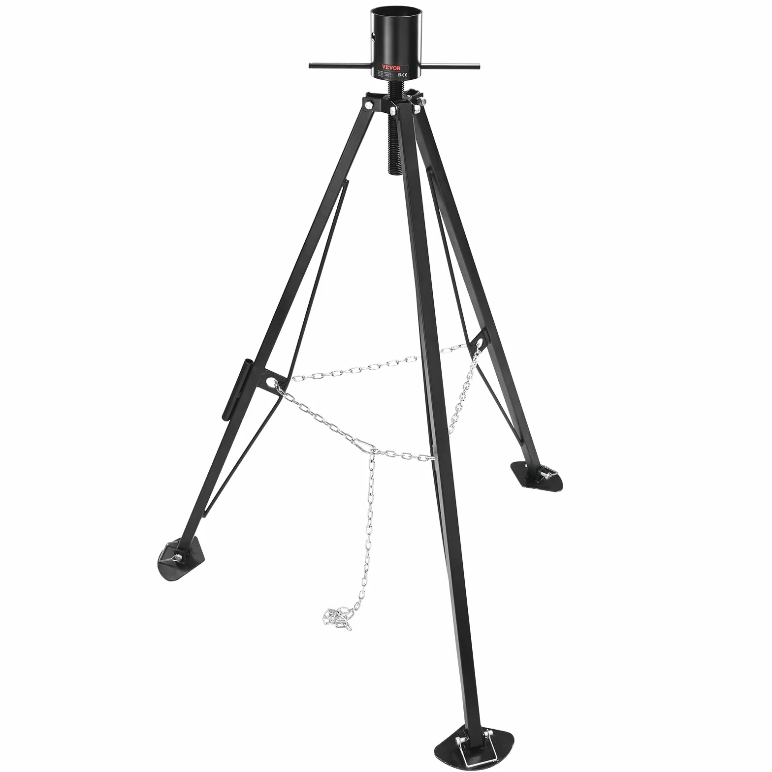 VEVOR Sollevatore stabilizzatore per camper 1 pezzo, 880-1450 mm, altezza regolabile, 2,27 t, capacità di carico 200 x 200 x 1326 mm, supporto per roulotte