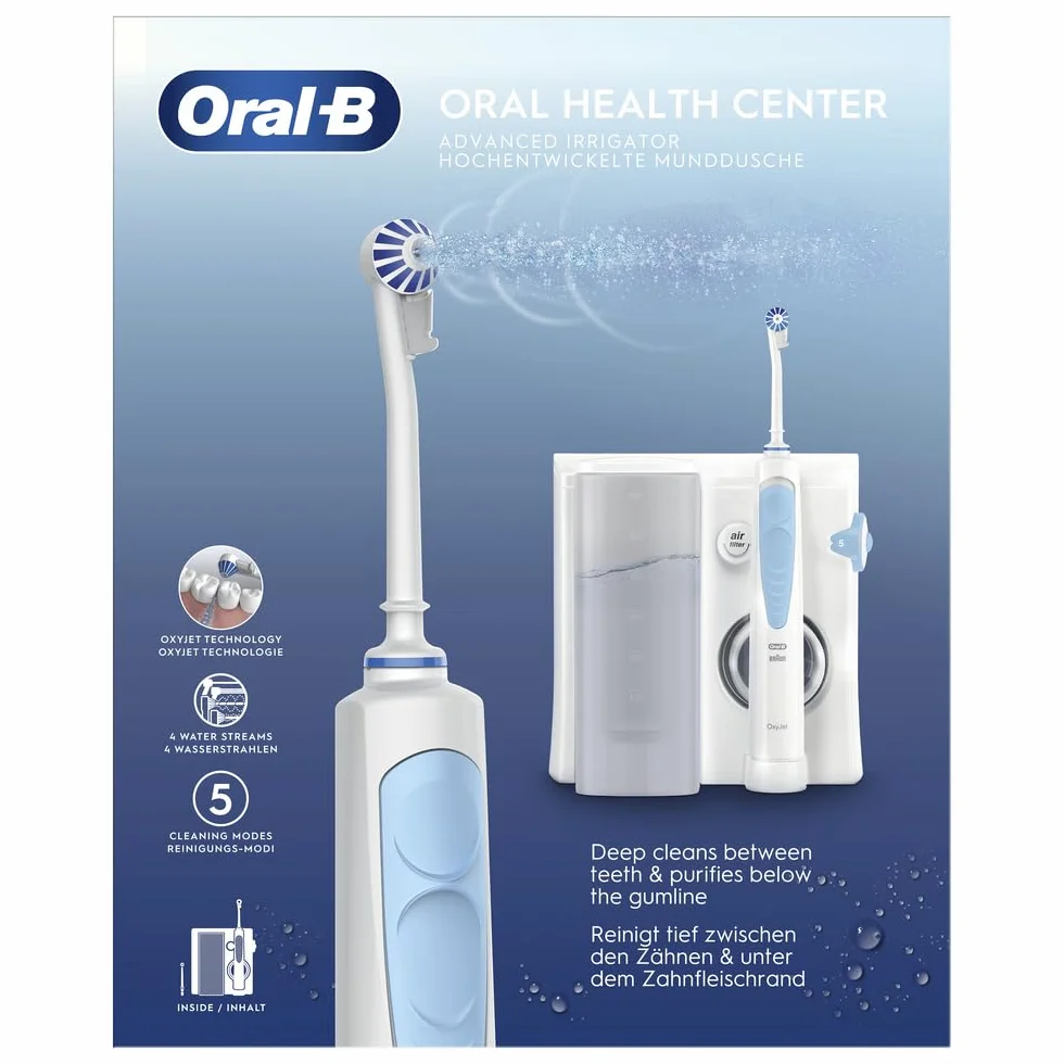 Oral-B Idropulsore Health Center con Beccuccio Oxyjet e Getto D’acqua