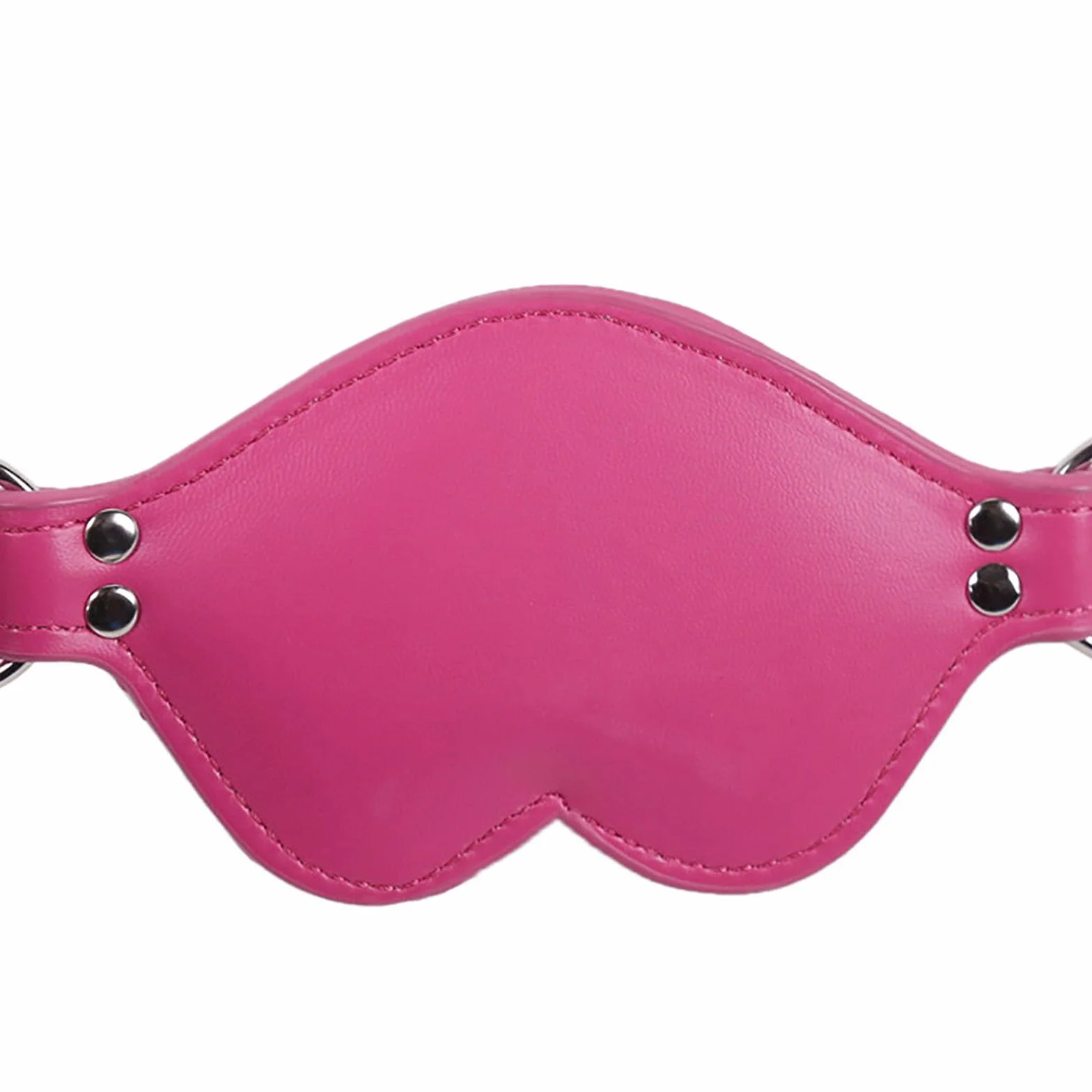 Gag Ball con Dildo in Silicone Regolabile Pelle Rosa Labbro Cinturino Chiusura Chiave SM Bondage Set Giocattolo Erotico
