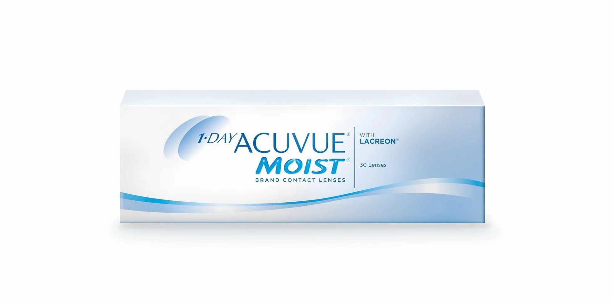 Acuvue 1-DAY Acuvue MOIST LACREON Lenti a contatto giornaliere Protezione UV -5.00 BC 8.5 DIA 14.20 30 lenti