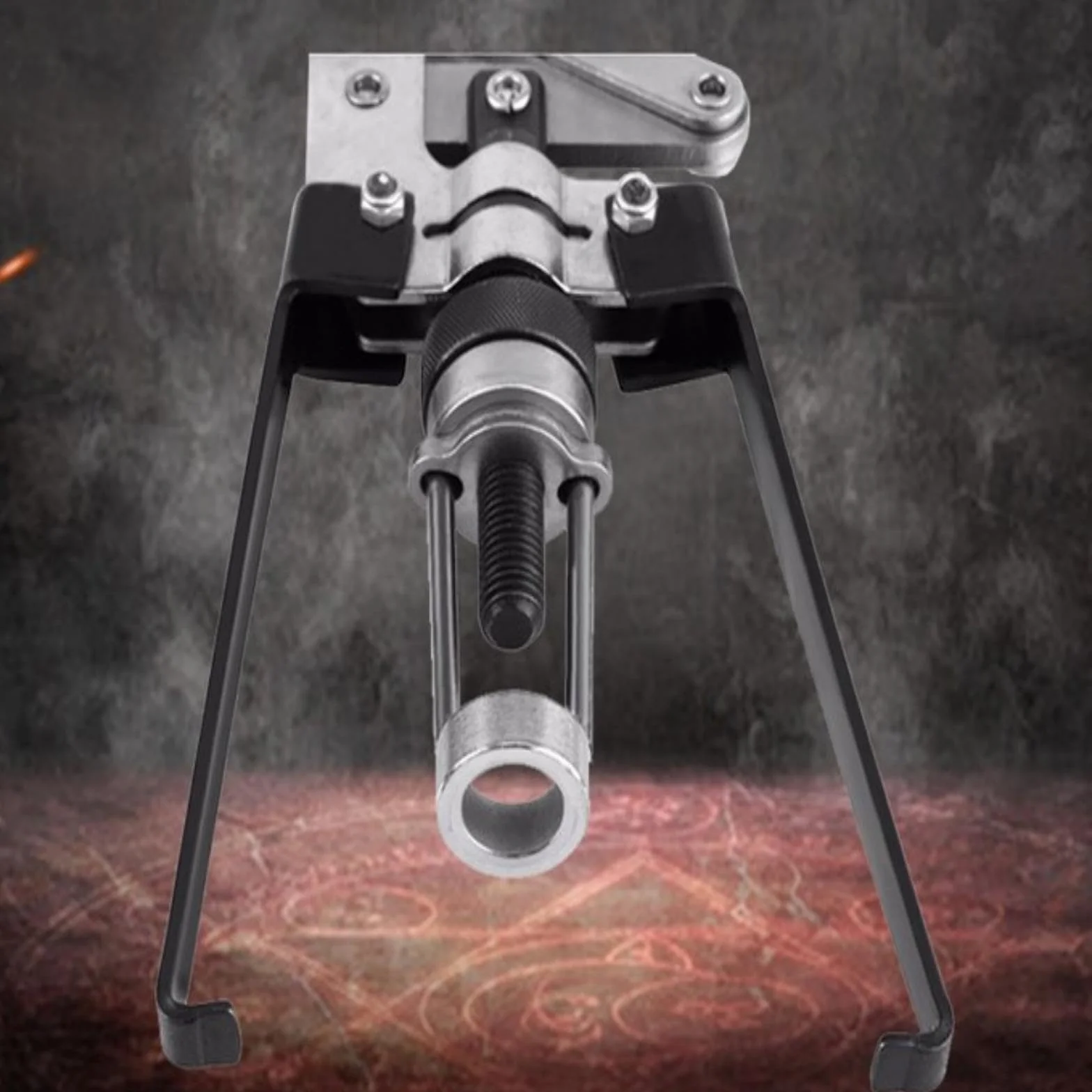 Compressore per molle valvole, attrezzo per la rimozione del compressore per molle valvole in testa Sostituzione del custode delle guarnizioni dei motori con impugnatura regolabile per acciaio OHV OHC