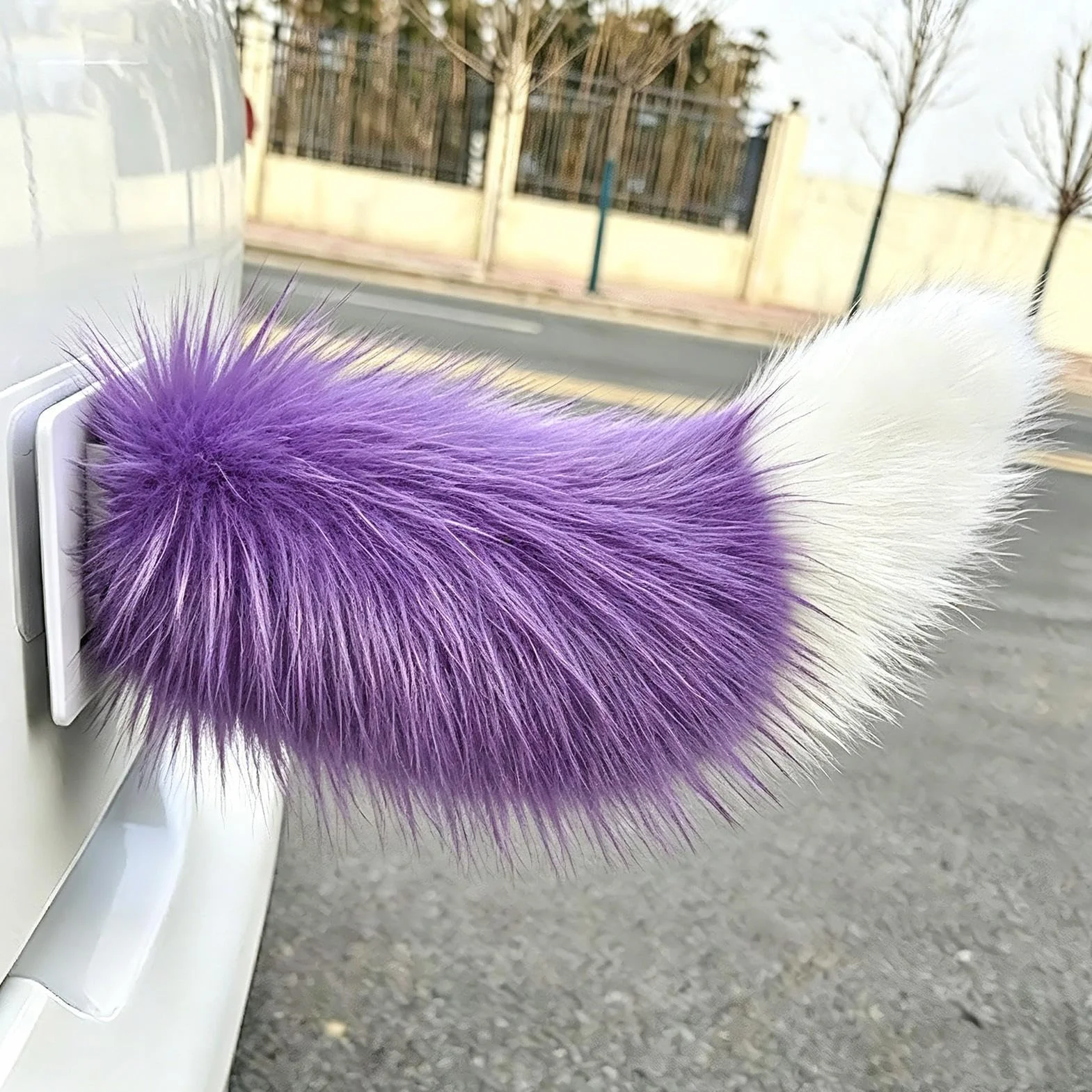 Coda Mobile - Decorazione Realistica Carina Ricaricabile Con Telecomando Scodinzolante, Decorazione Per Auto In Peluche | Per Viaggi In Camper, Camion Posteriori, Motociclette, Veicoli Domestici,