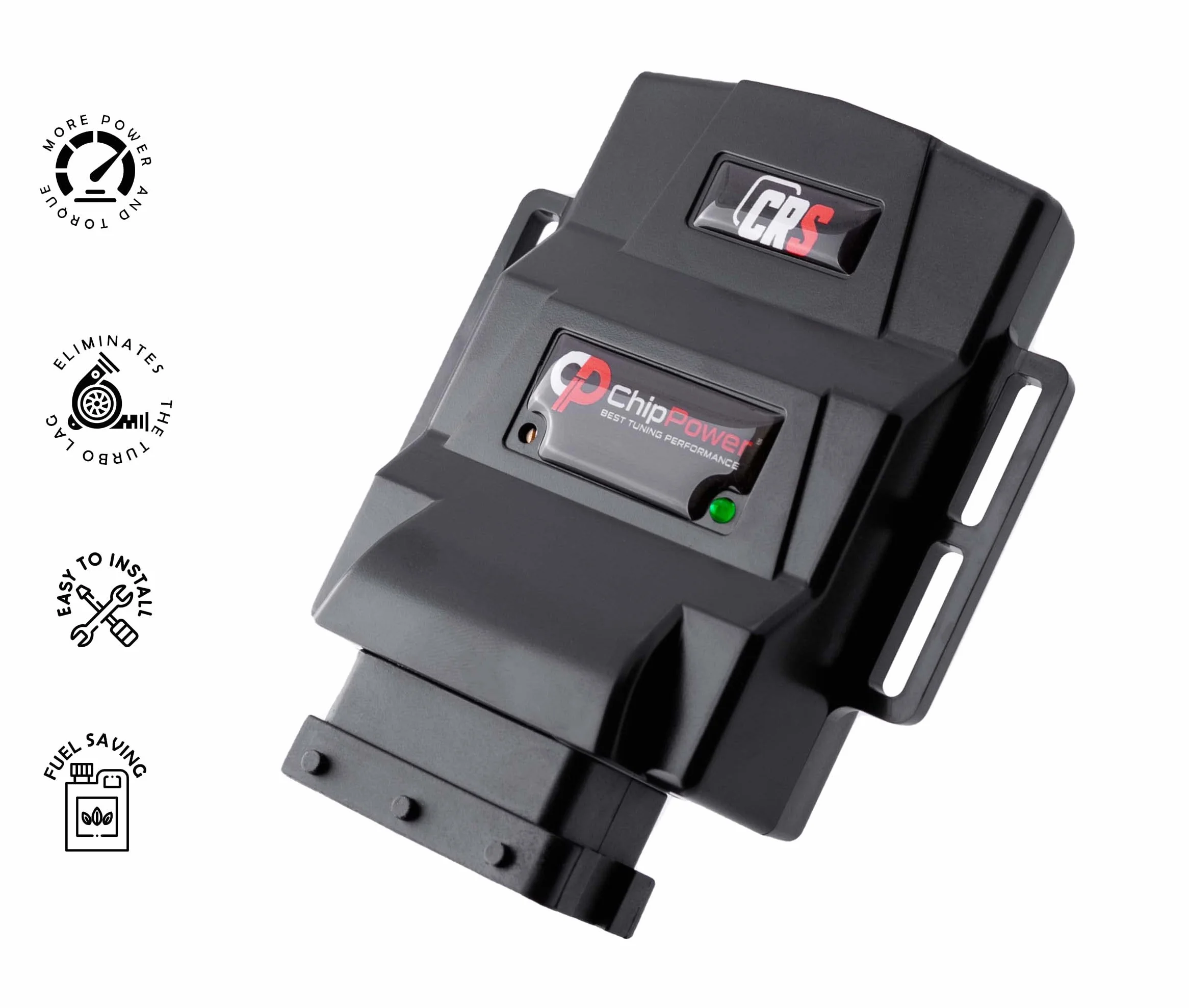 ChipPower Centralina Aggiuntiva CRS all'auto per Fiat 500 L 1.3 1.6 D Multijet 2007-2020 Tuningbox Plug&Drive Adatto Chip Tuning con Presa Individuale Diesel