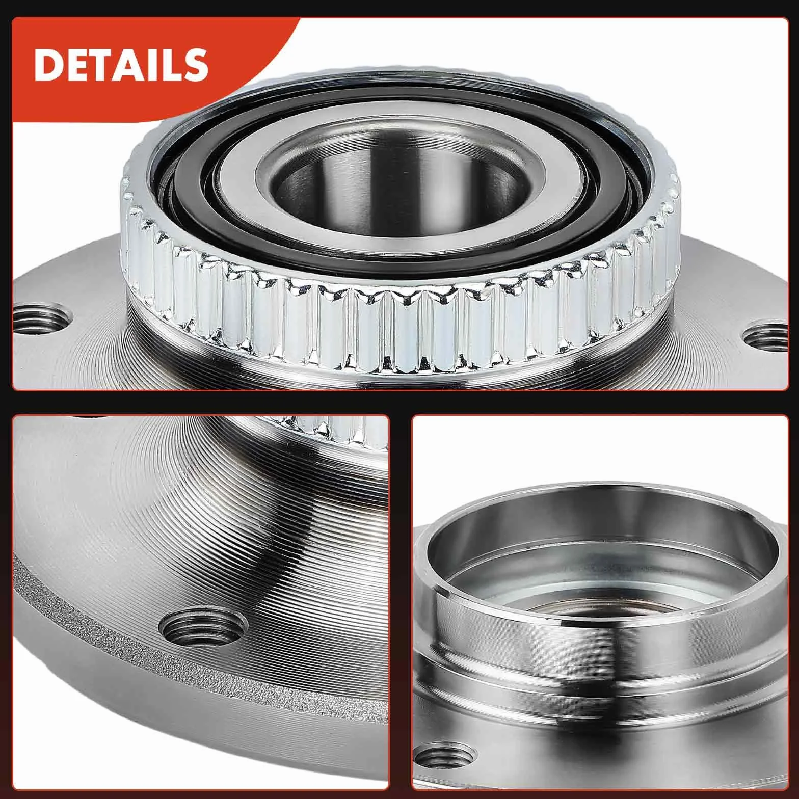 Frankberg 2x Cuscinetti ruota Anteriore Ruota flangiata diametro 142,9 Con Sensore Velocità Ruota Compatibile con Golf IV 1J1 Golf IV Variantee 1J5 O.c.t.a.v.i.a I/II 31226757024, 1J0598477